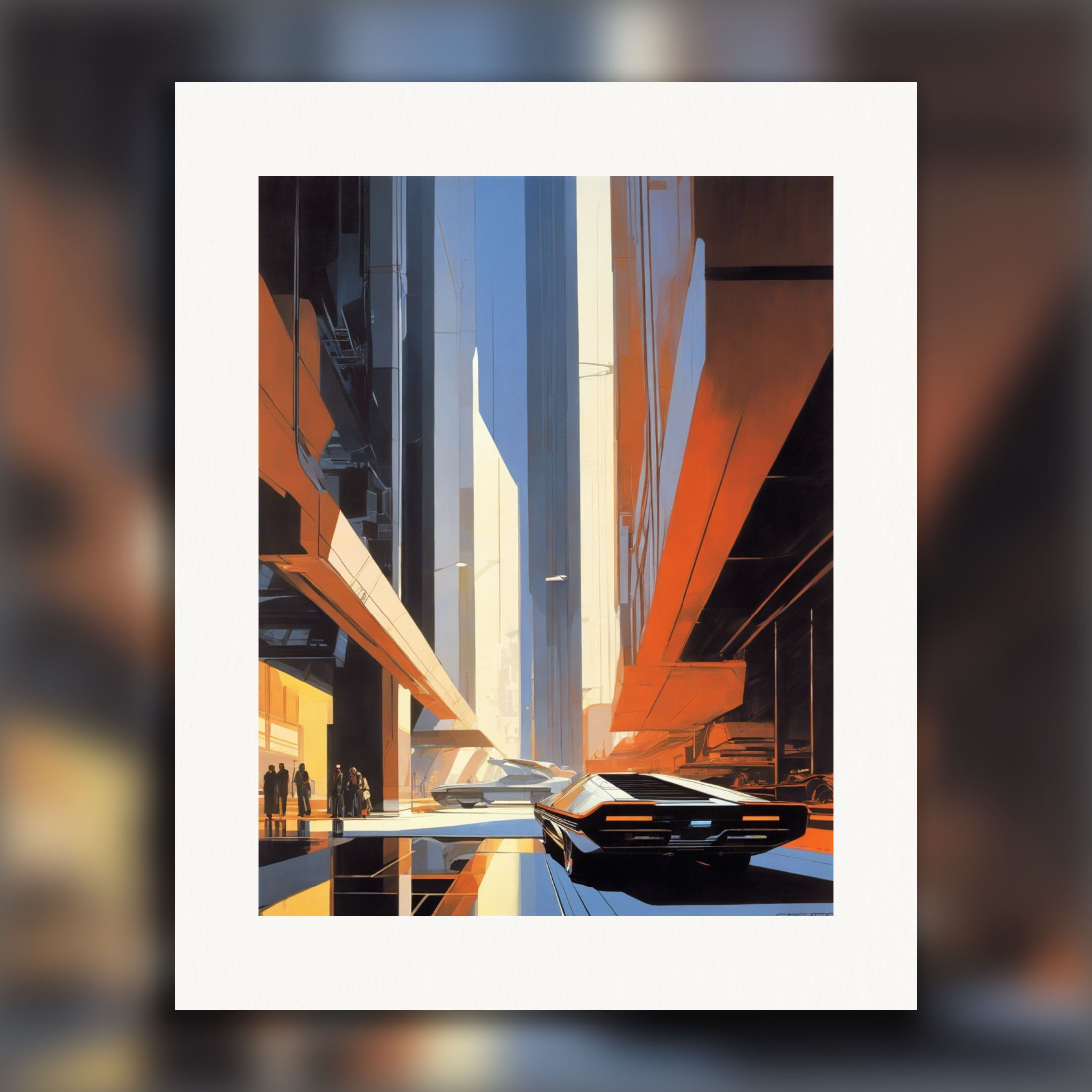 Contemporary British industrial style – Art print
