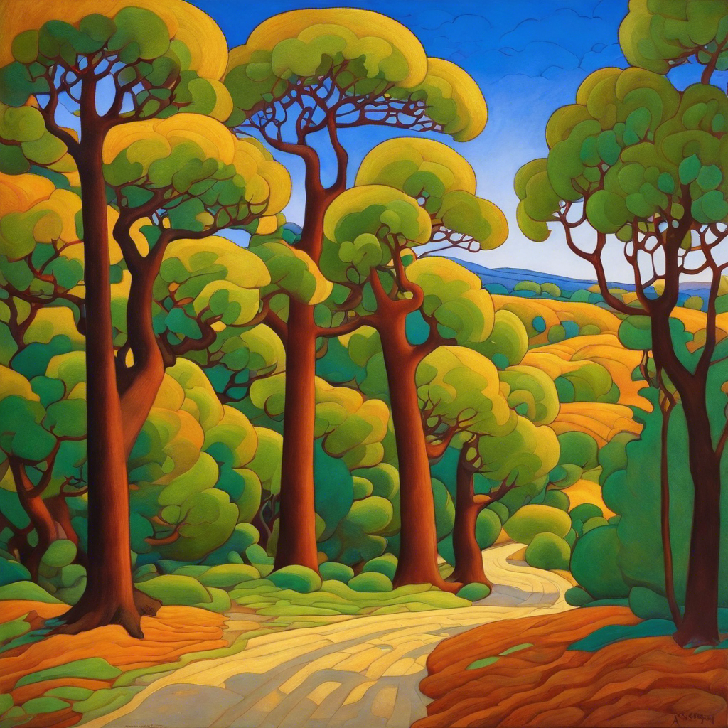 Woodland Trees – Print Poster