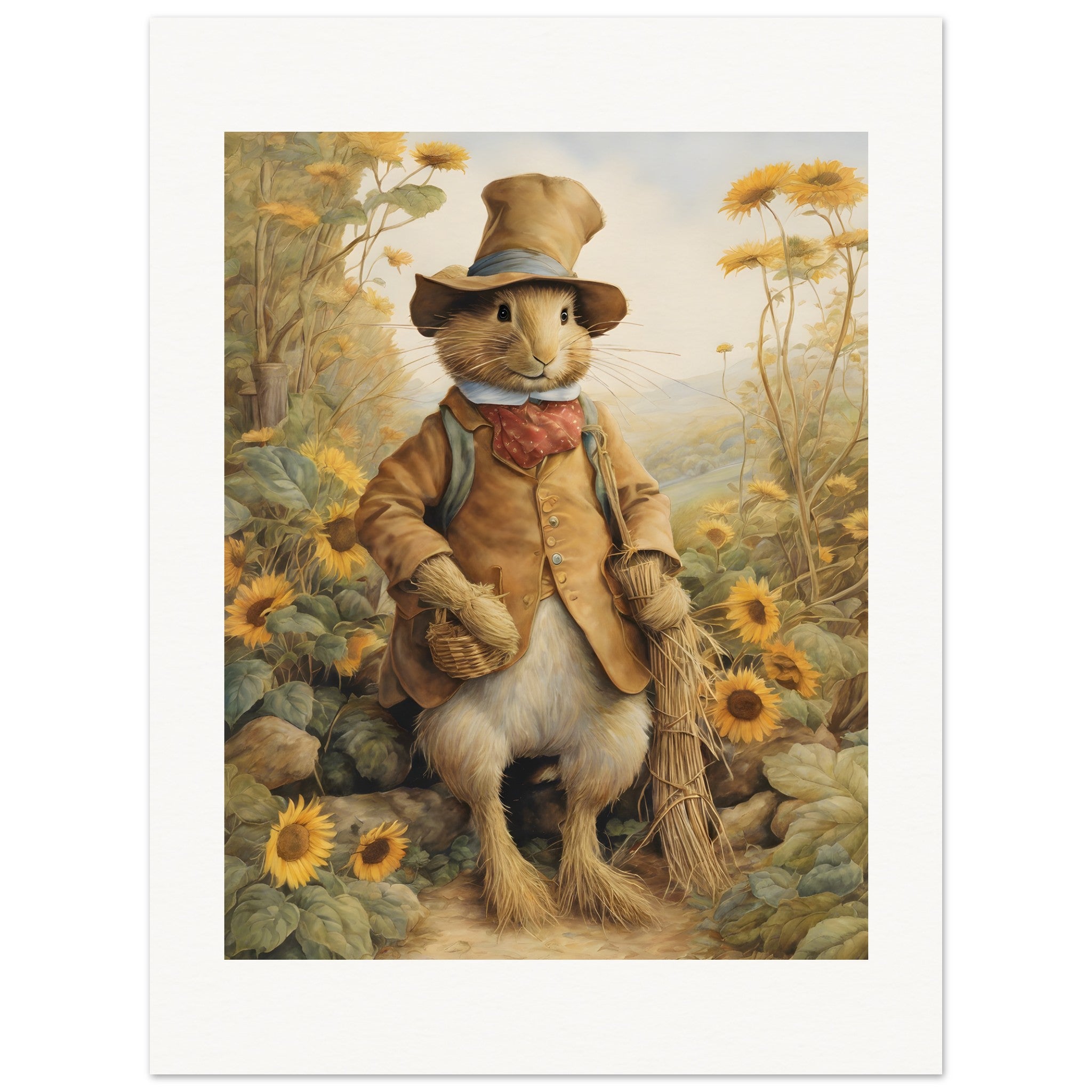 Enchanting stories, exquisite British watercolours, Scarecrow – Print