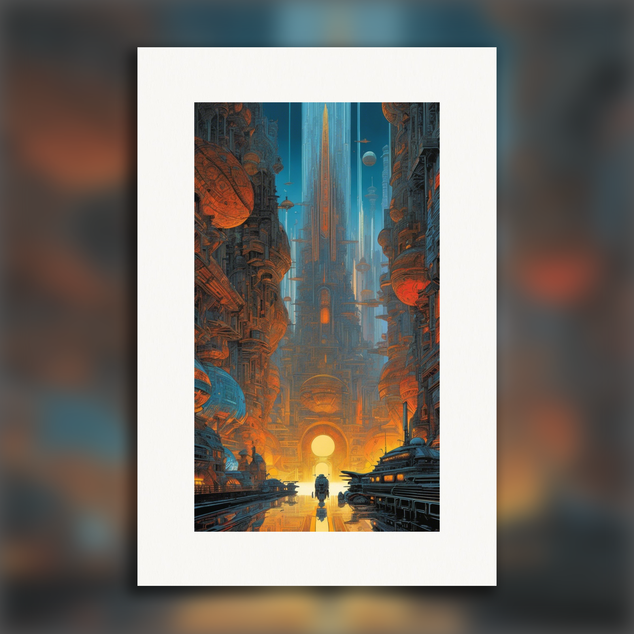 Métal Hurlant (graphic novel), Futuristic metropolis – Print