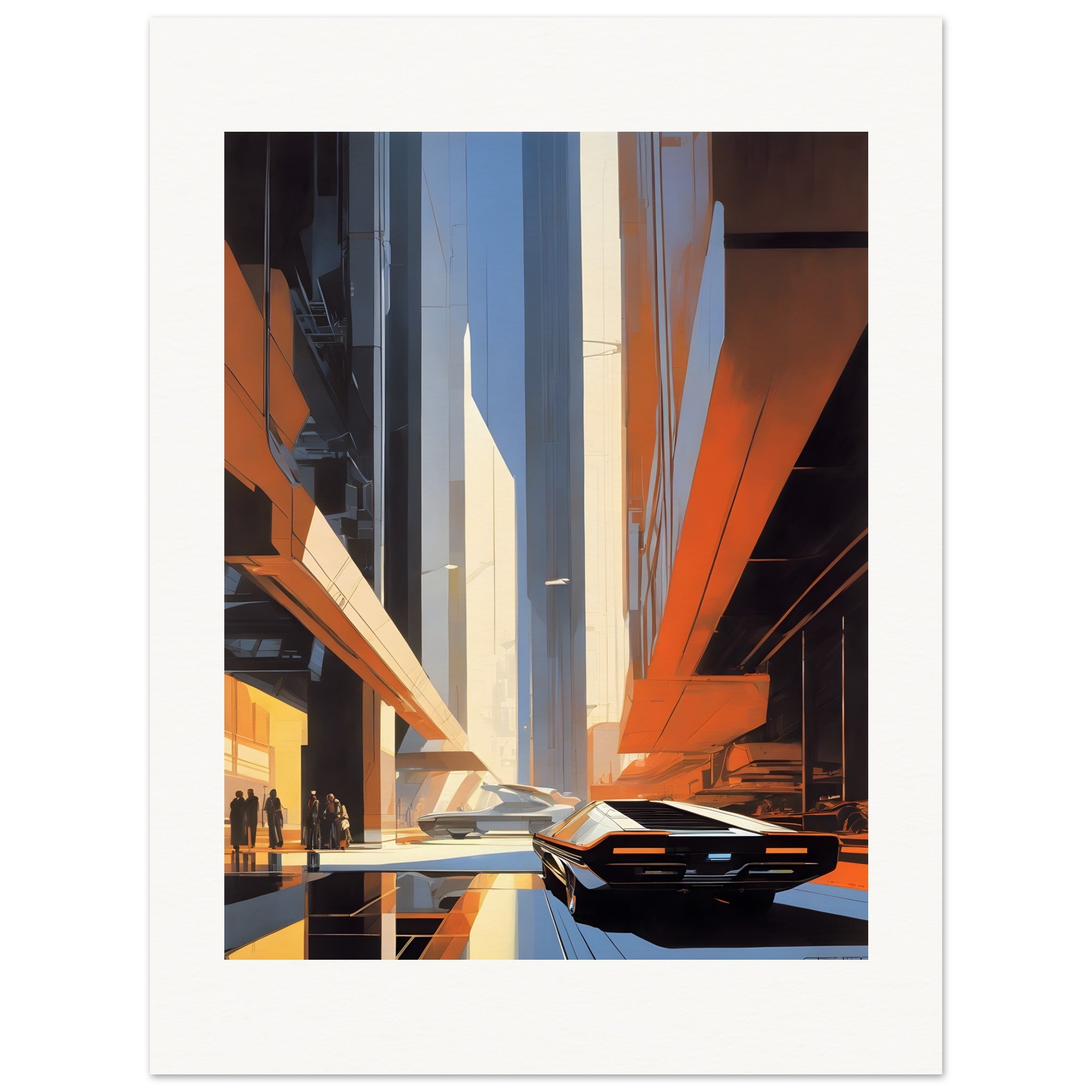 Contemporary British industrial style – Art print