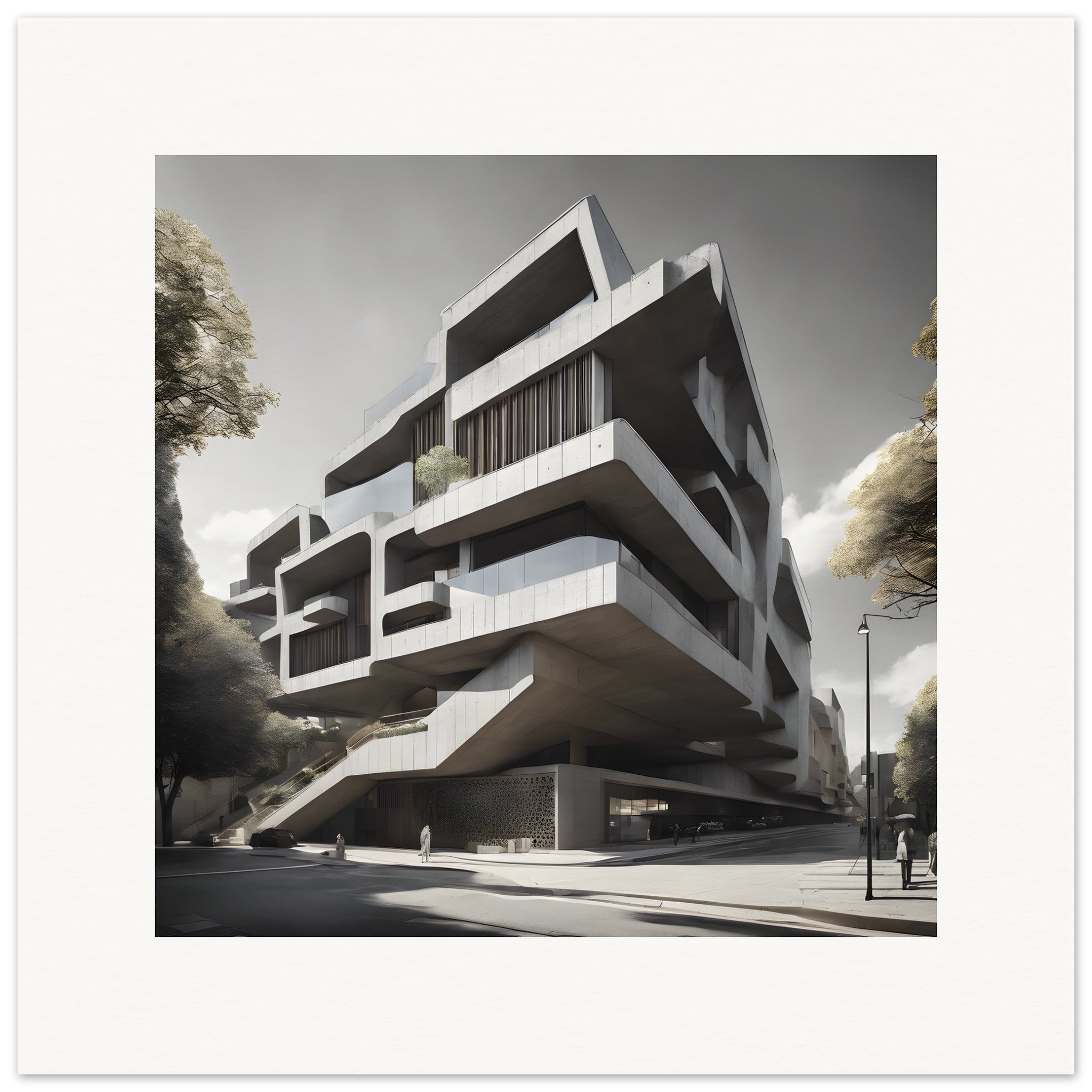 Late modernism, Brutalist architecture – Art Print