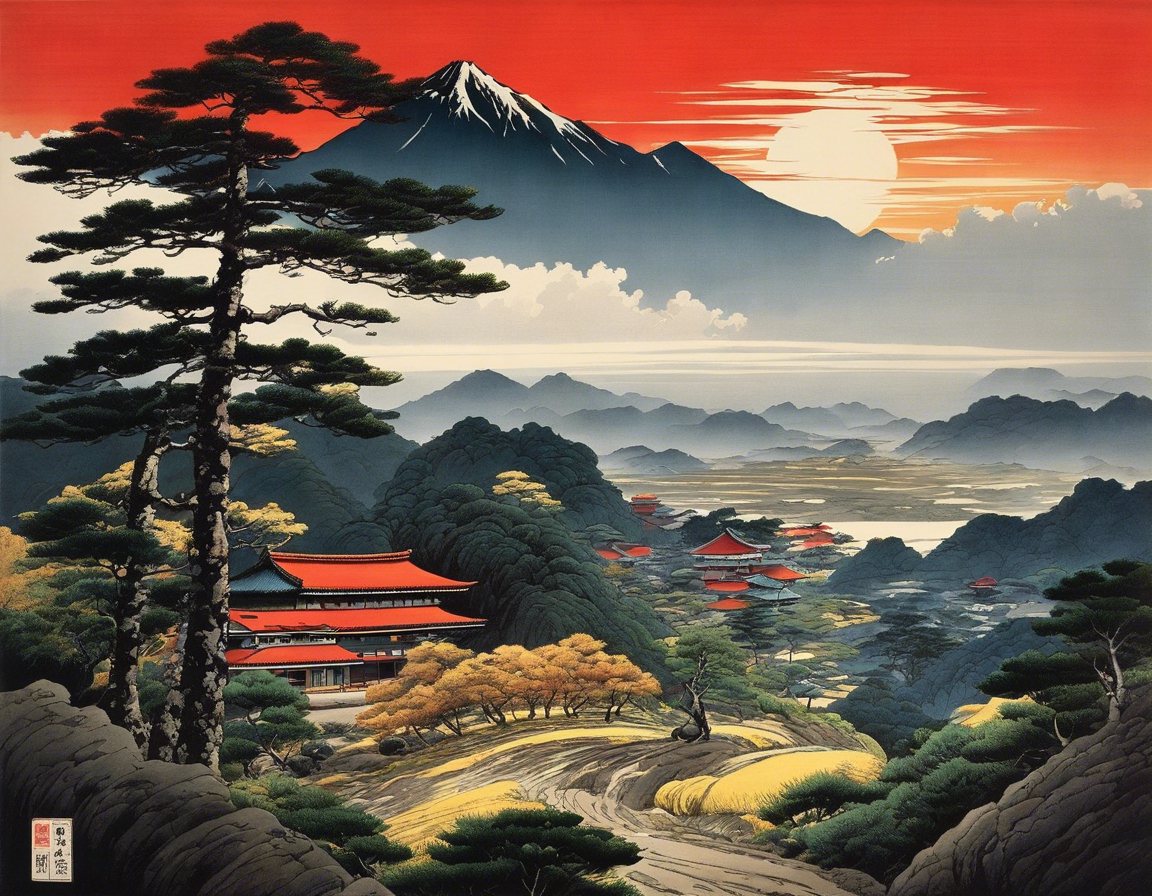 Japanese Countryside – Art Print