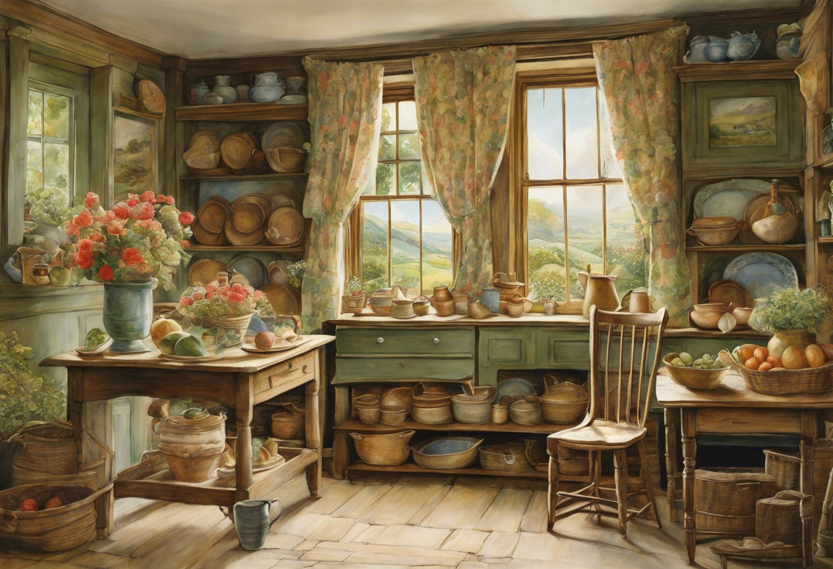 Enchanting stories, exquisite British watercolours, Home – Poster