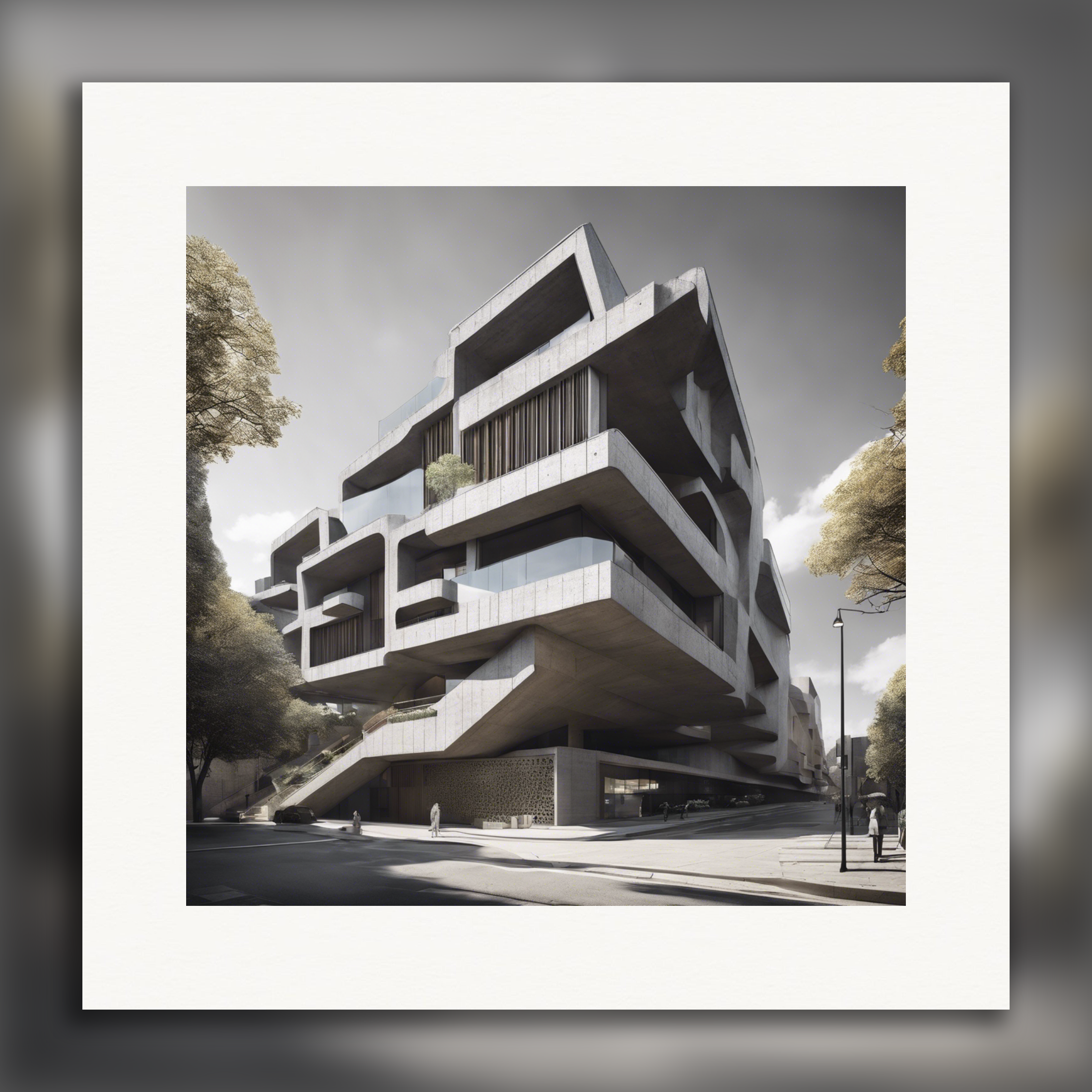 Late modernism, Brutalist architecture – Art Print