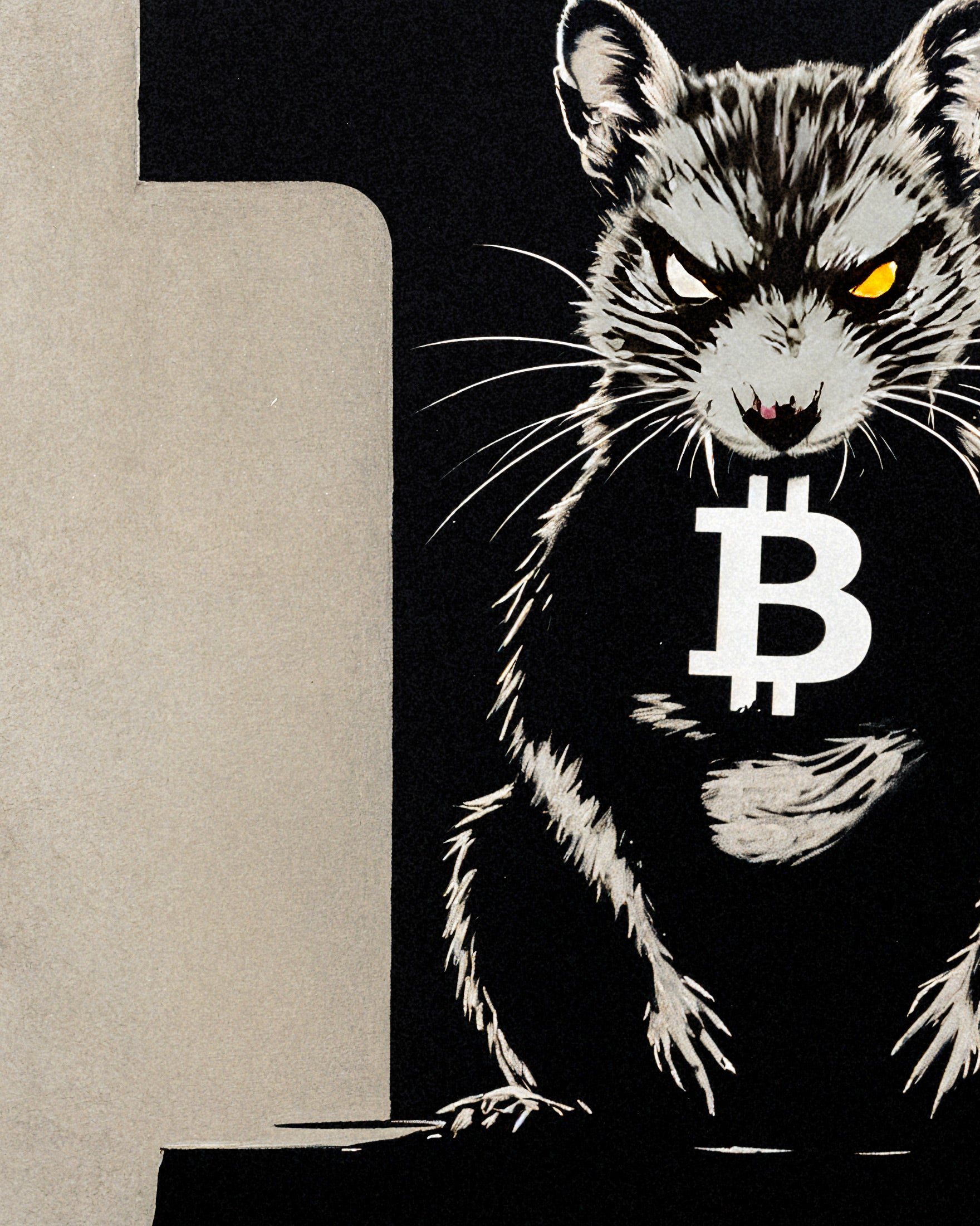 Bitcoin Poster, The Rat