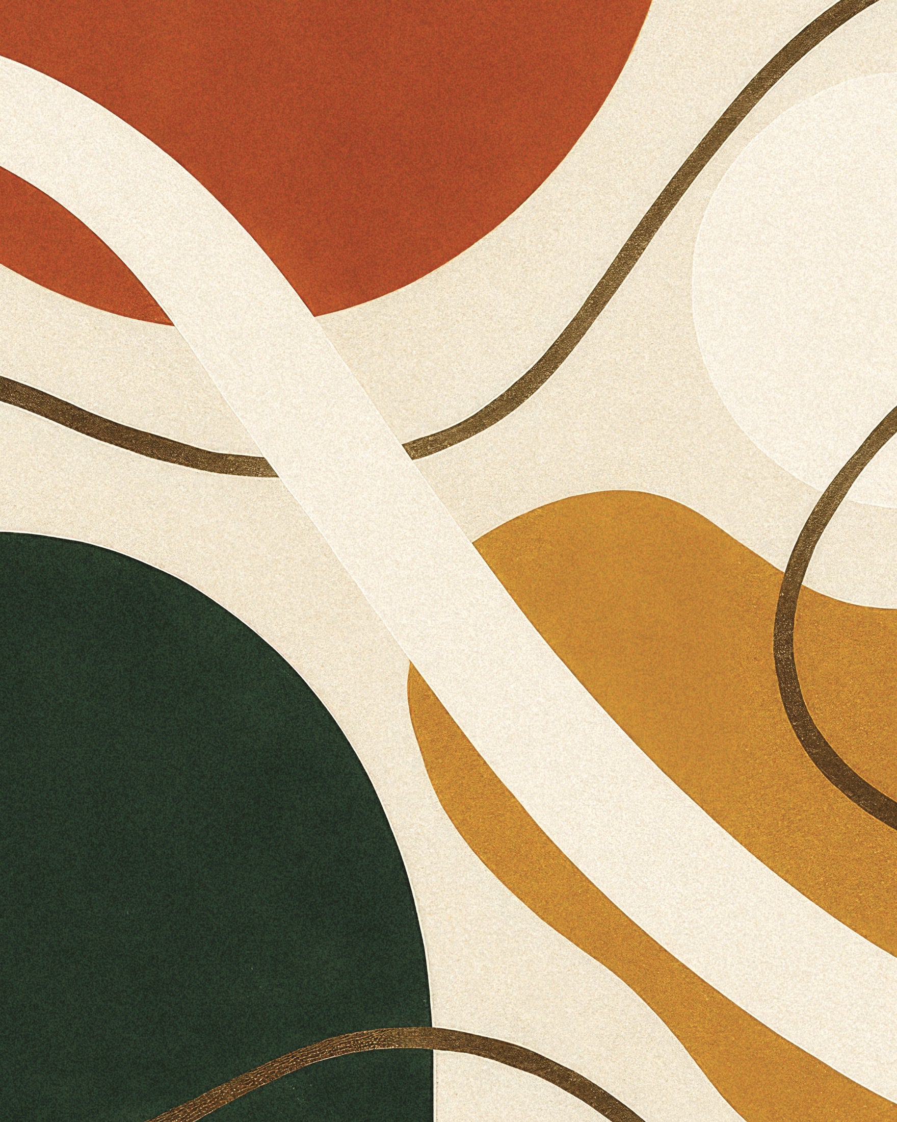 Inflections 03 – abstract artwork featuring striking shapes print