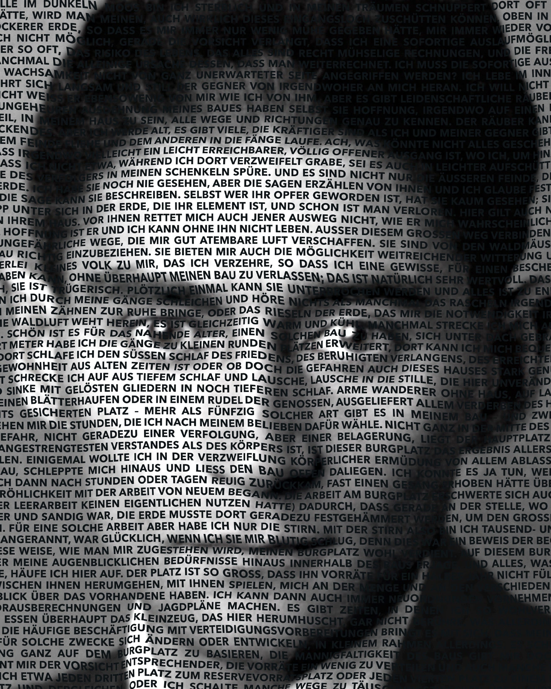 Kafka – The Burrow – Art Print