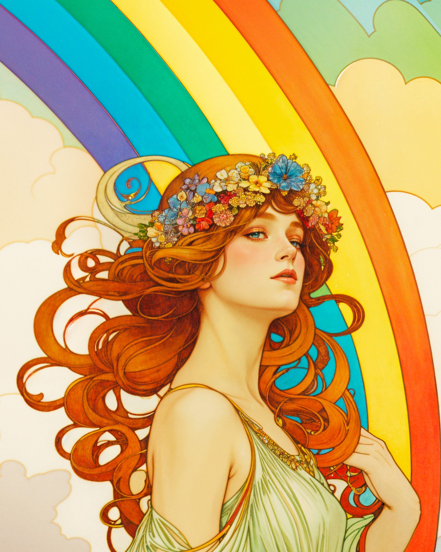Rainbow Beauty - Poster