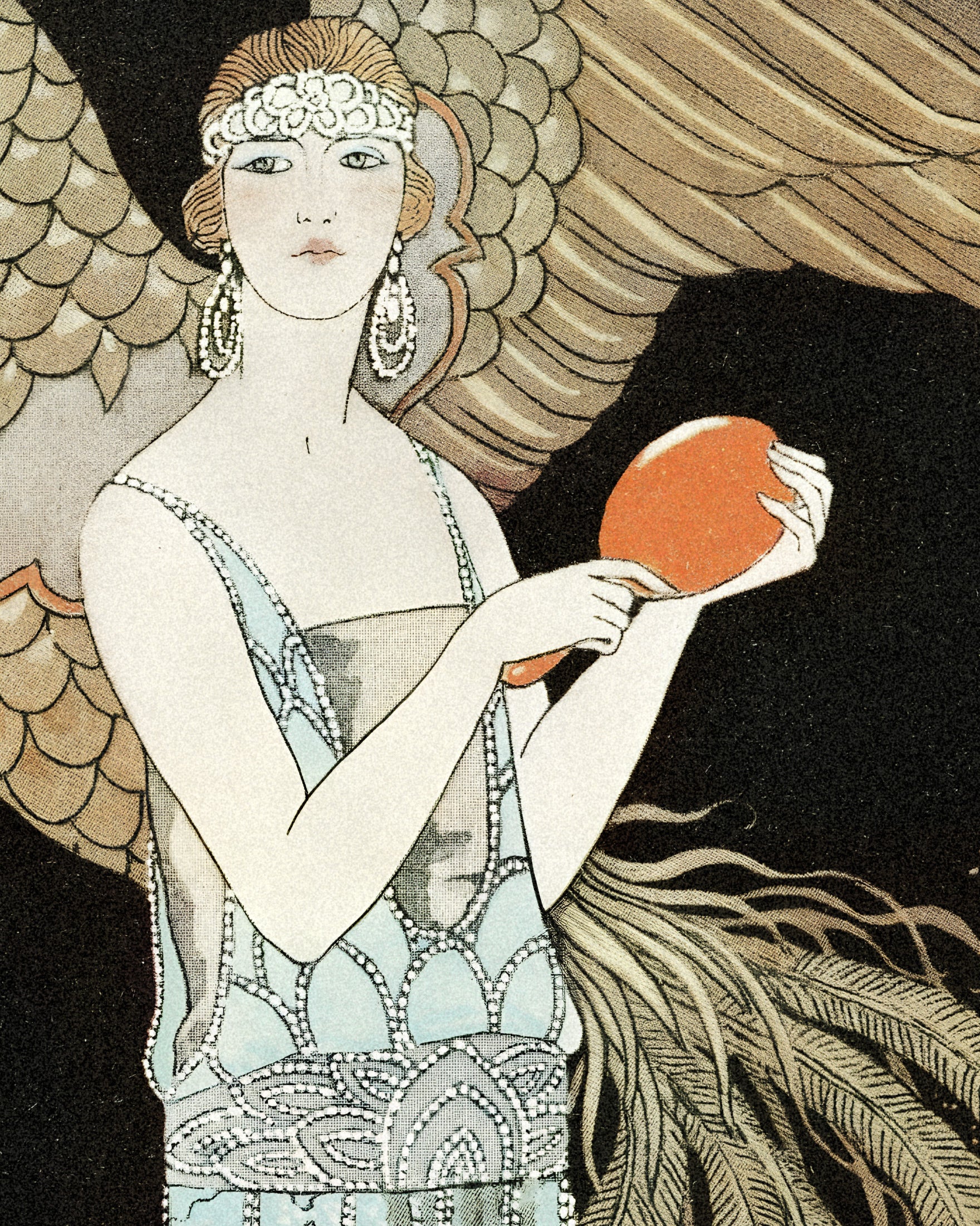 Sortilèges by Georges Barbier (1922) – Art Deco Art Print