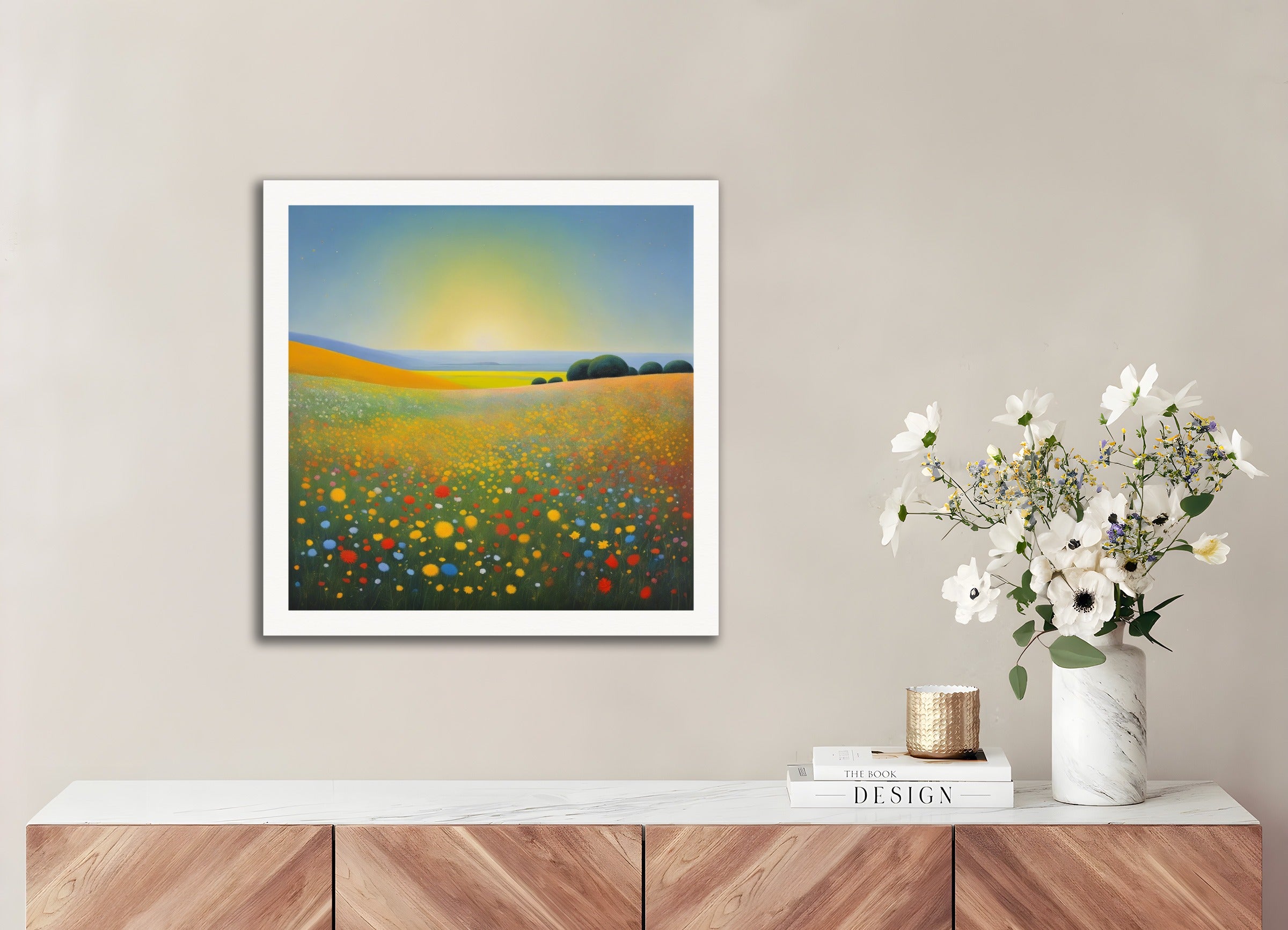 Poster: Scottish painting of abstract expressionism,