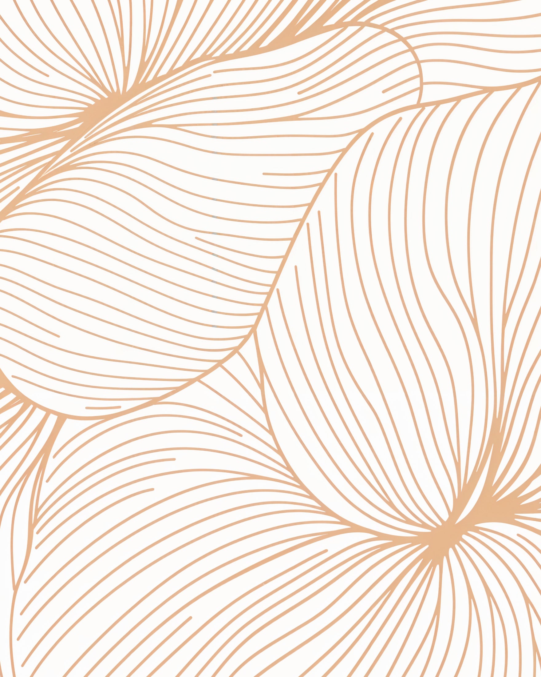 Floral motif, elegant print – Abstract artwork – Wall art poster