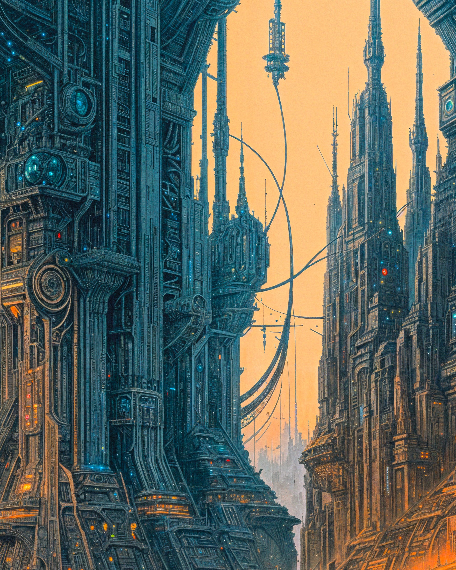 Otherworldly Realms - Homage to Métal Hurlant 01 - Print
