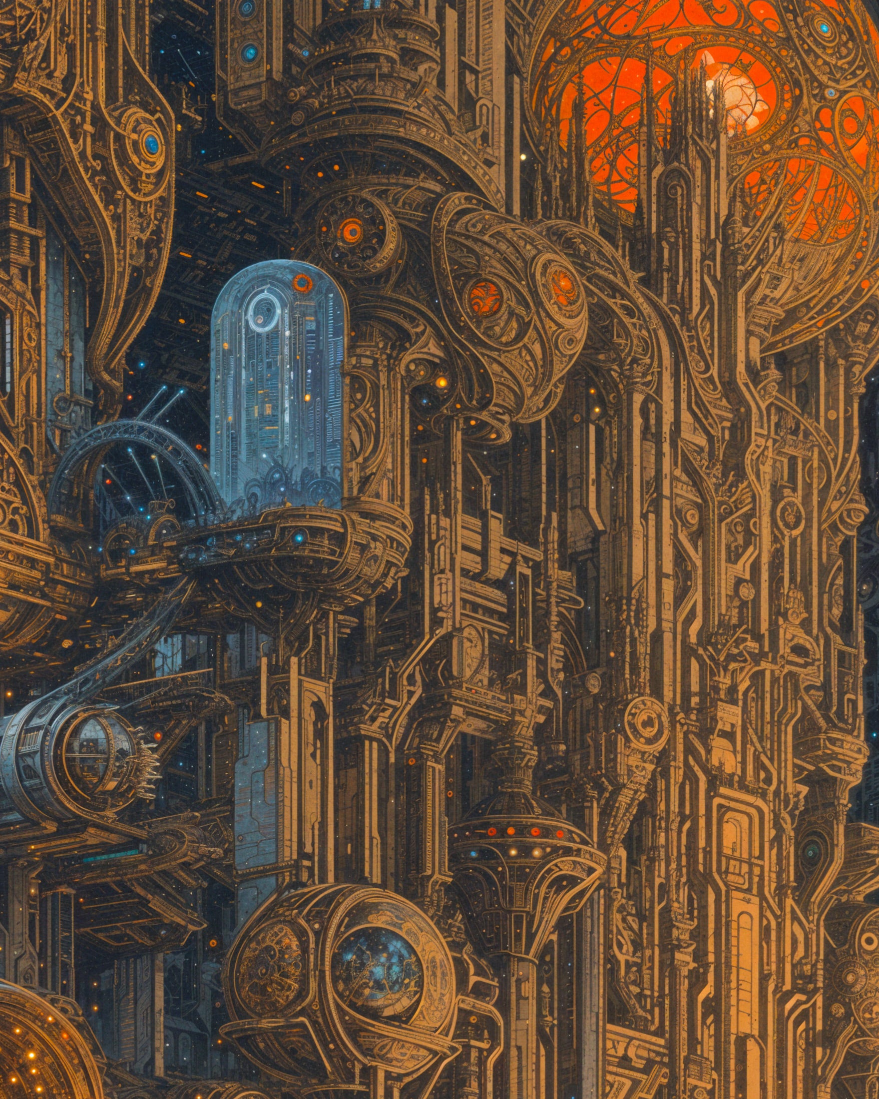 Other Worlds Than These – Homage to Métal Hurlant 02 – Print