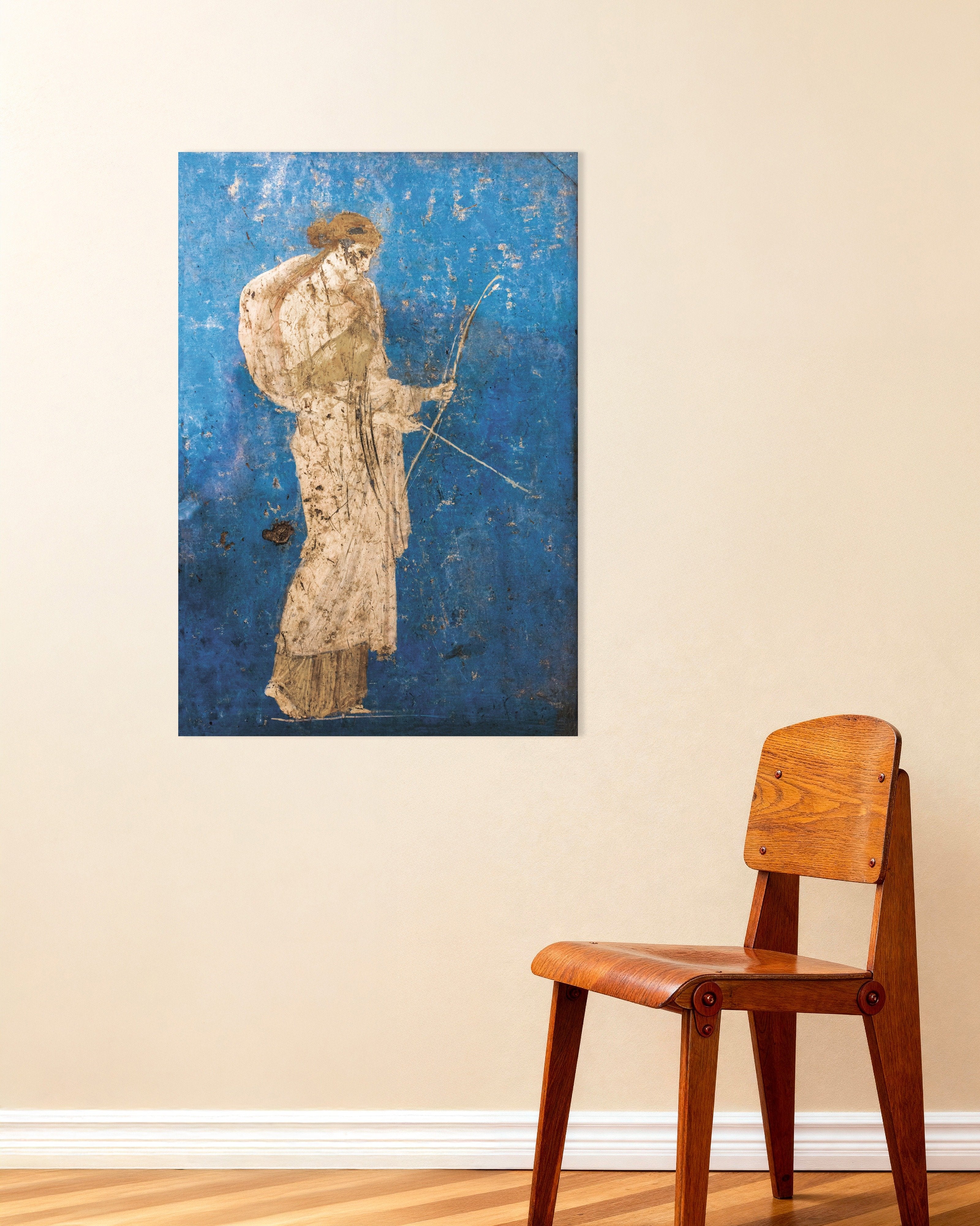 Poster of Artemis Wall Fresco – Roman Mural Poster