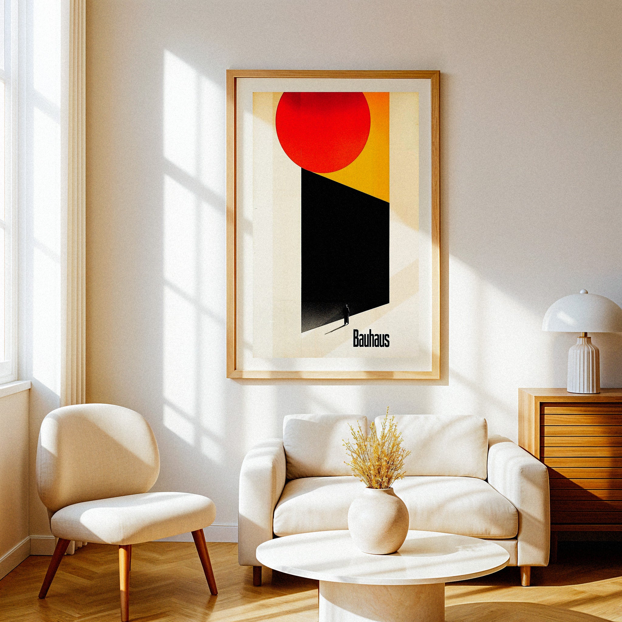 Bauhaus print, embracing the unexplored