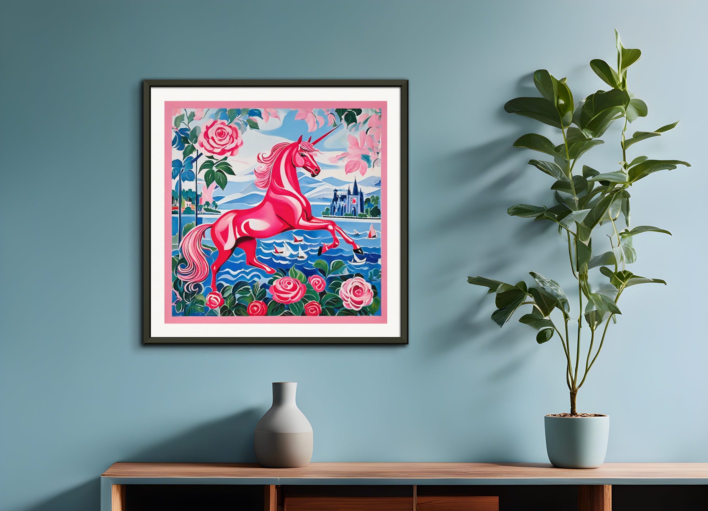 Poster with metal frame: Raoul Dufy,