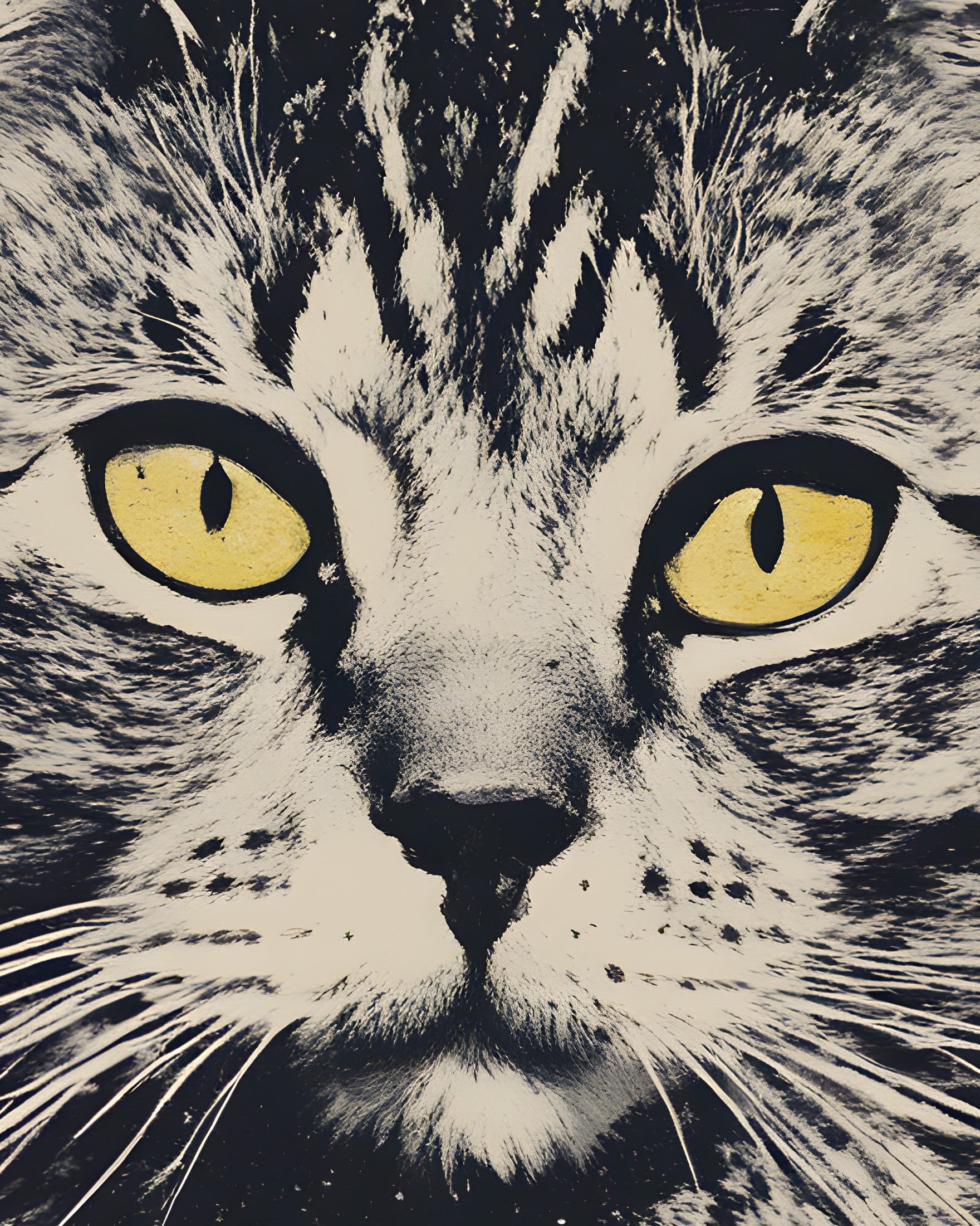 Portrait of a Cat – Print