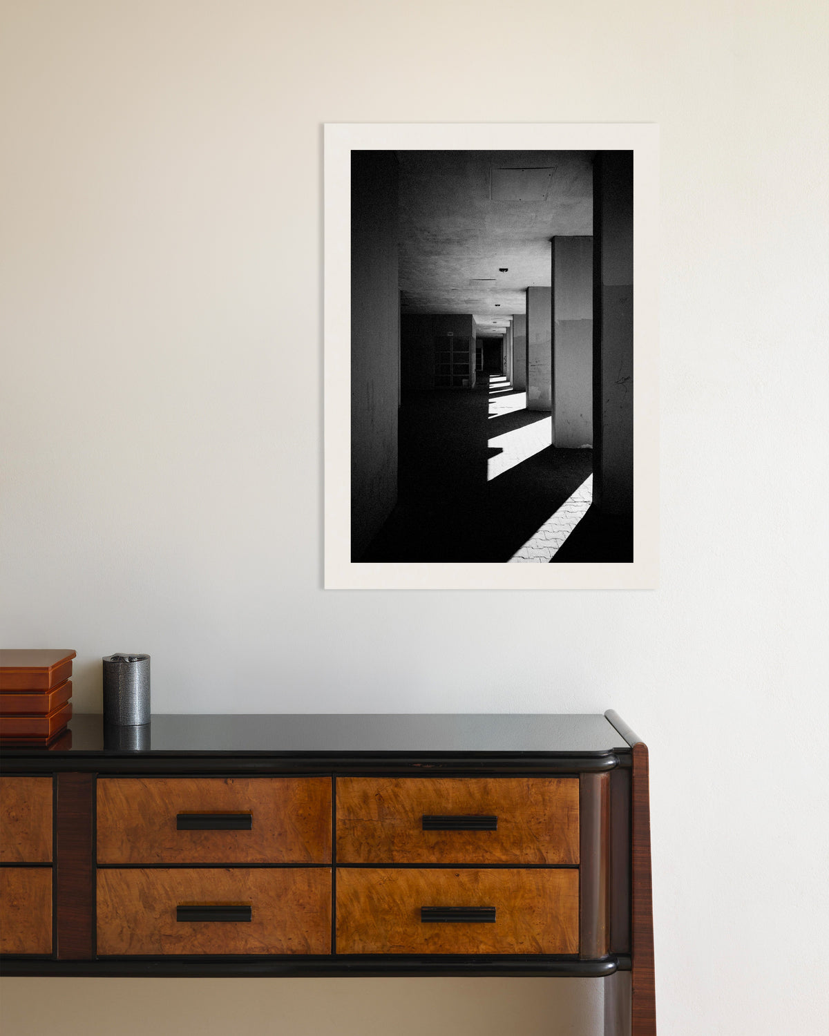 Poster of Colonnade With Sun Stripes