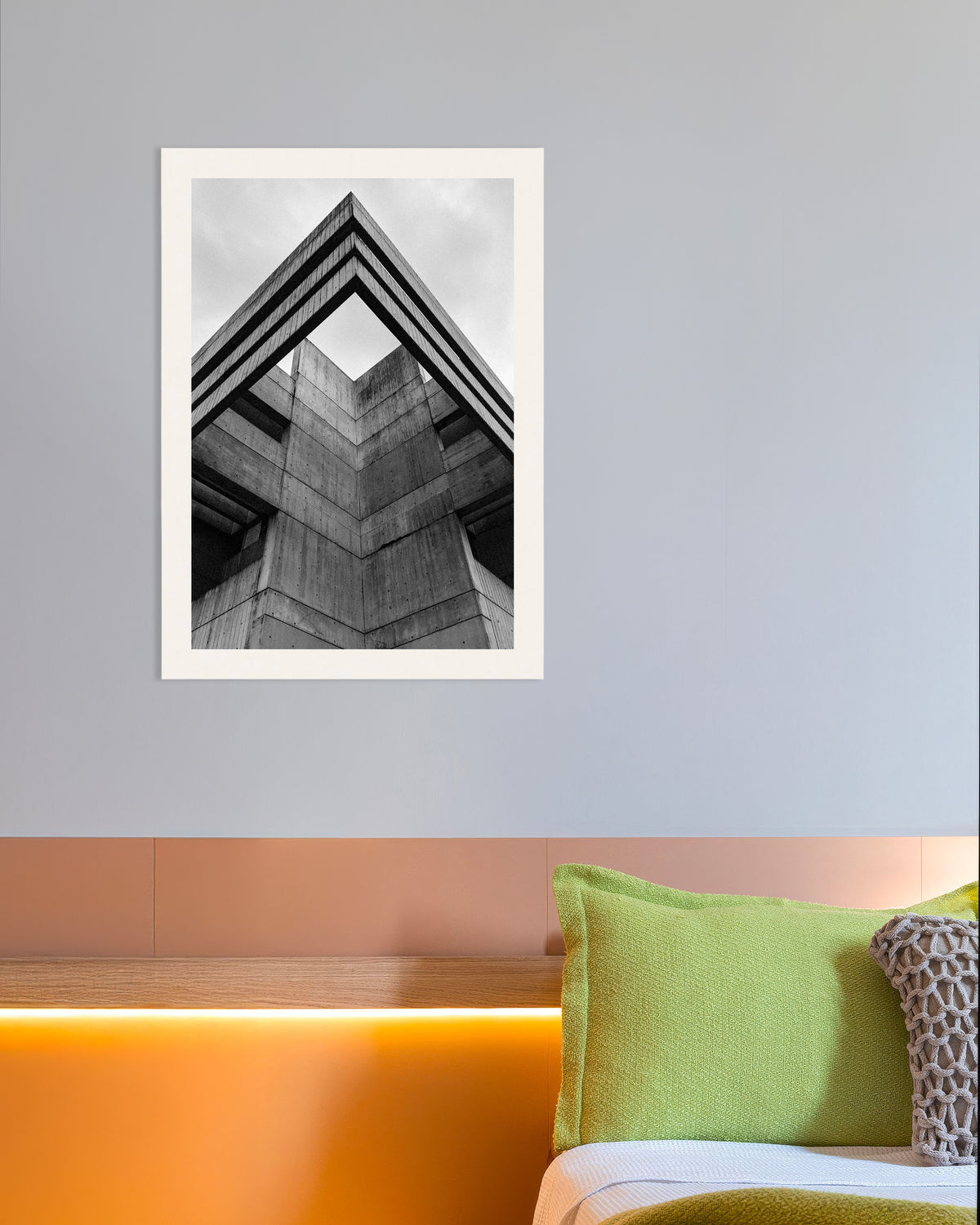 Poster of Concrete Roofline From Below