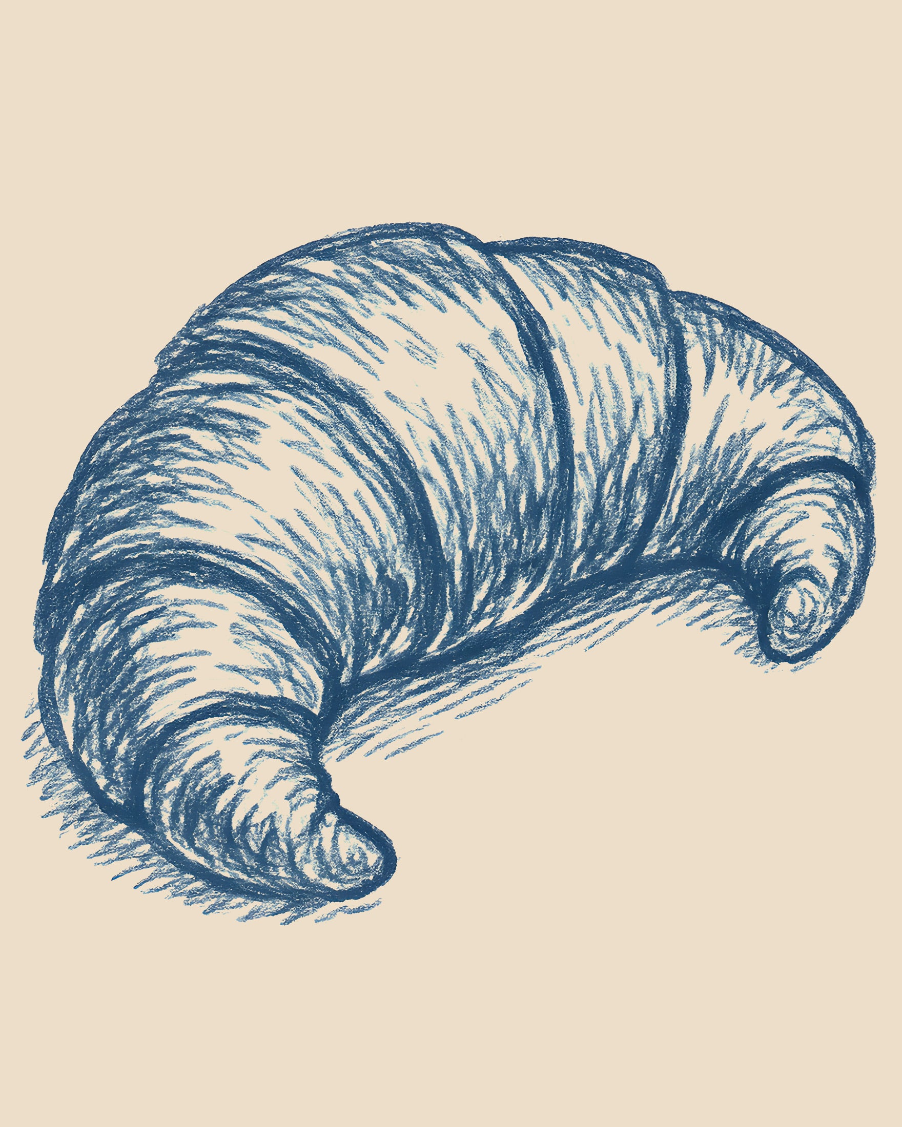 Bakery Print – Classic Croissant Delight