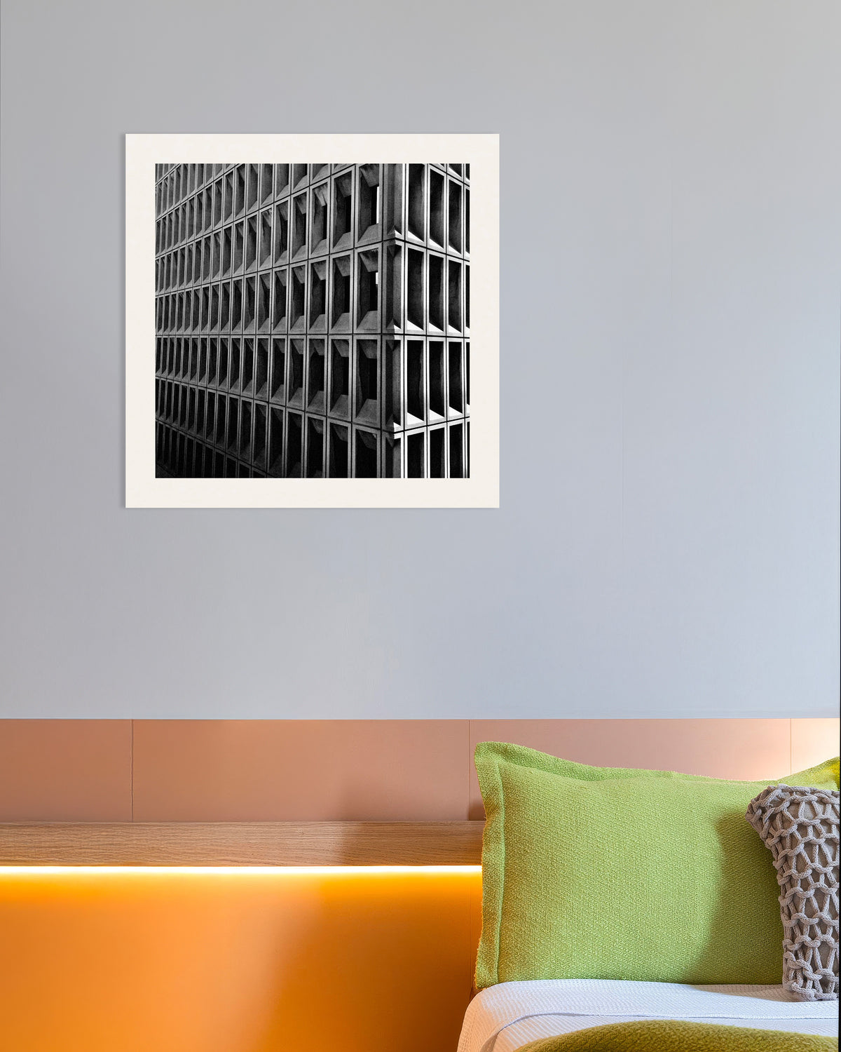 Poster of Deep Window Grid Corner