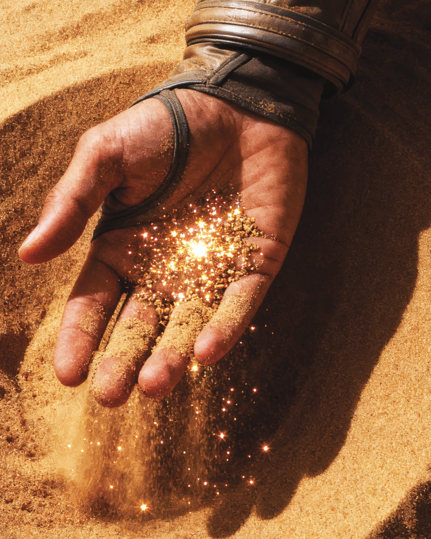 Hand of Sand on a Dune, Poster