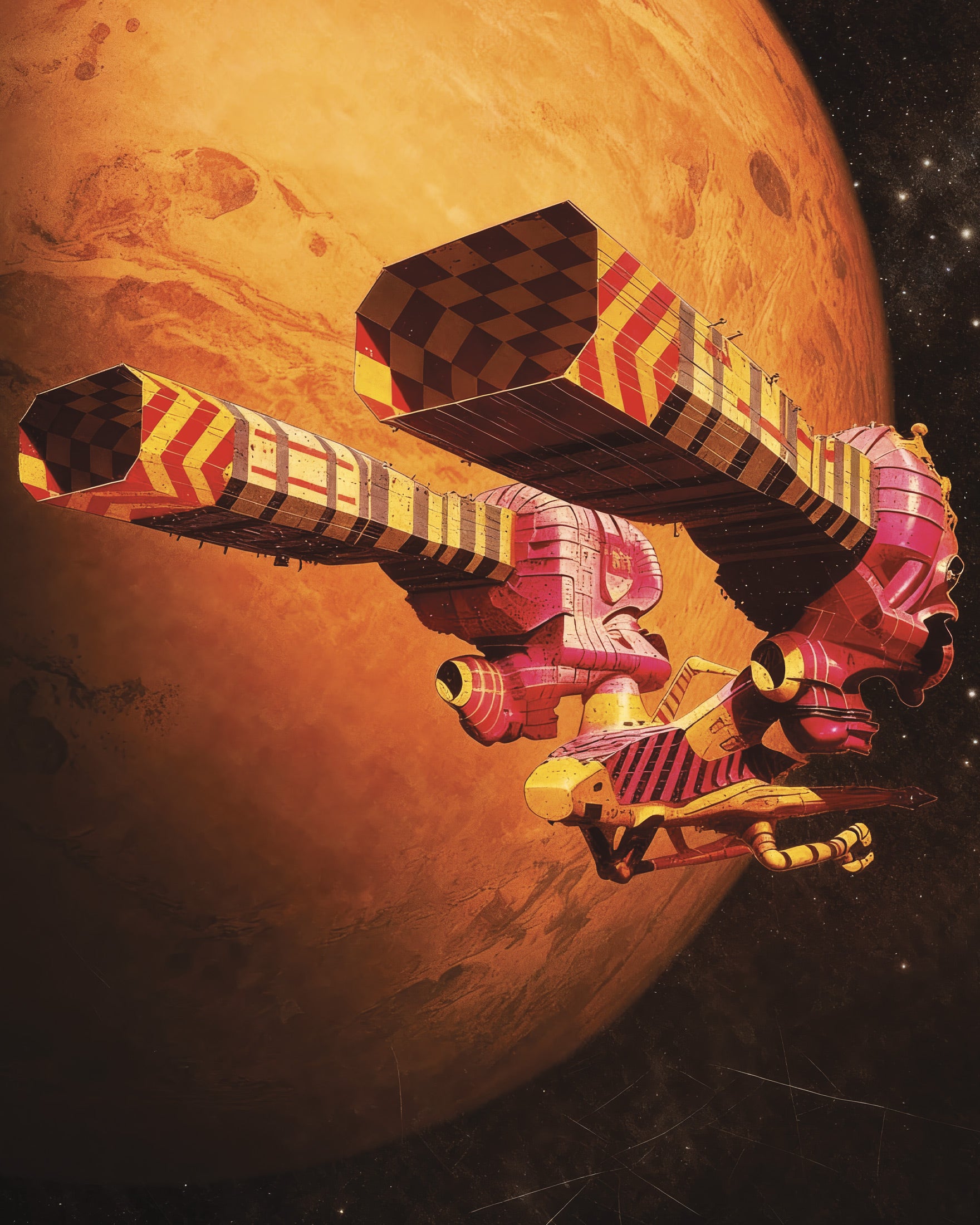 Dune by Jodorowsky Poster, Vintage Sci-Fi Art Print