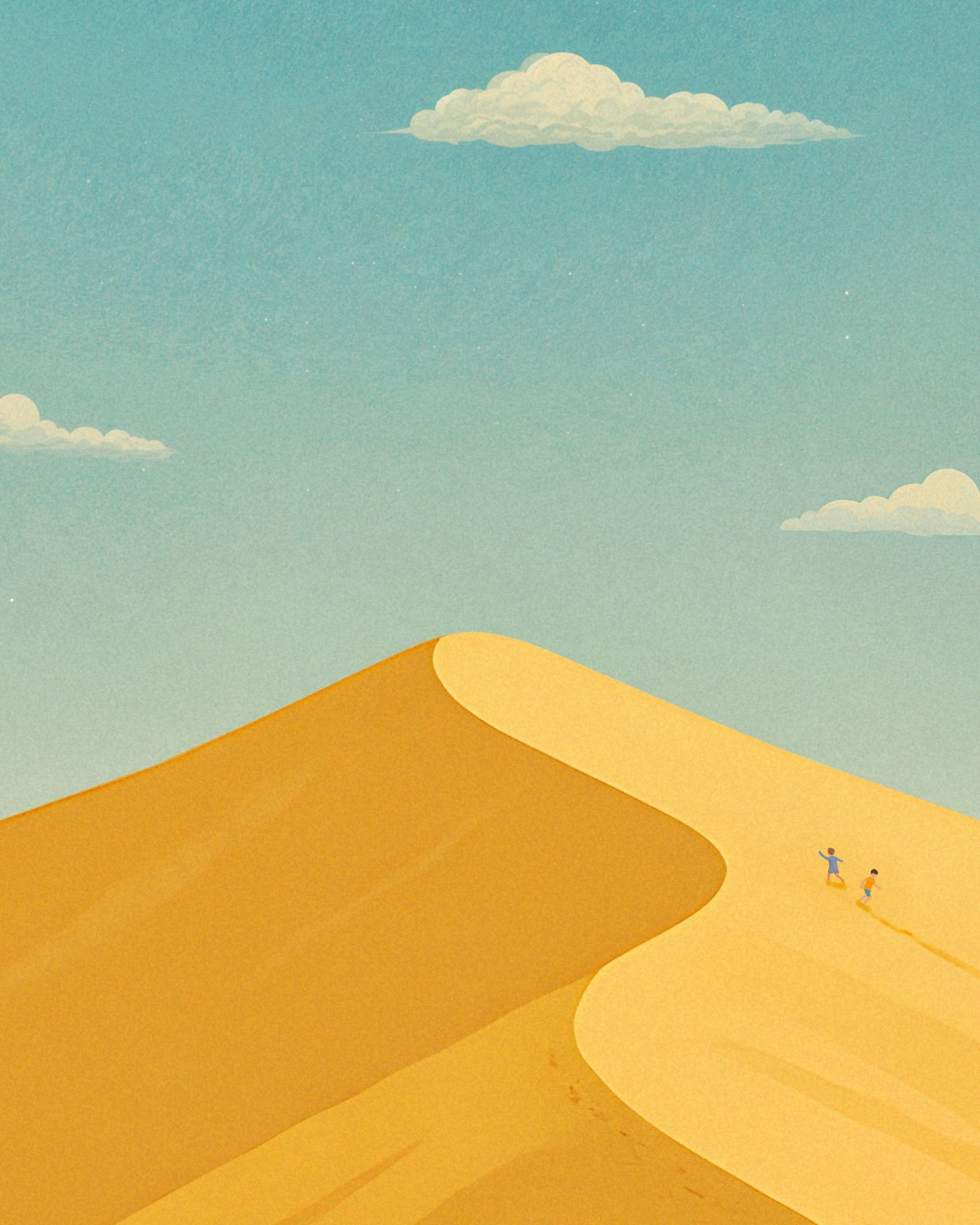 The Great Dune of Pilat – Art Print