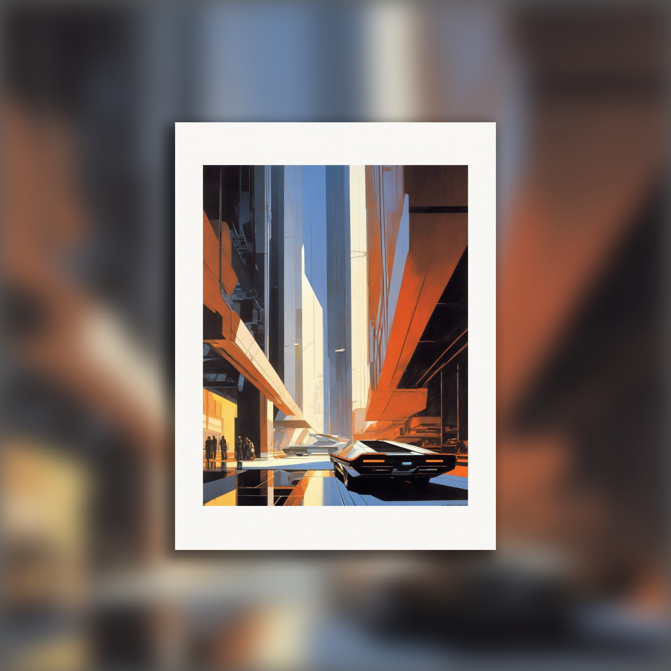 Contemporary British industrial style – Art print