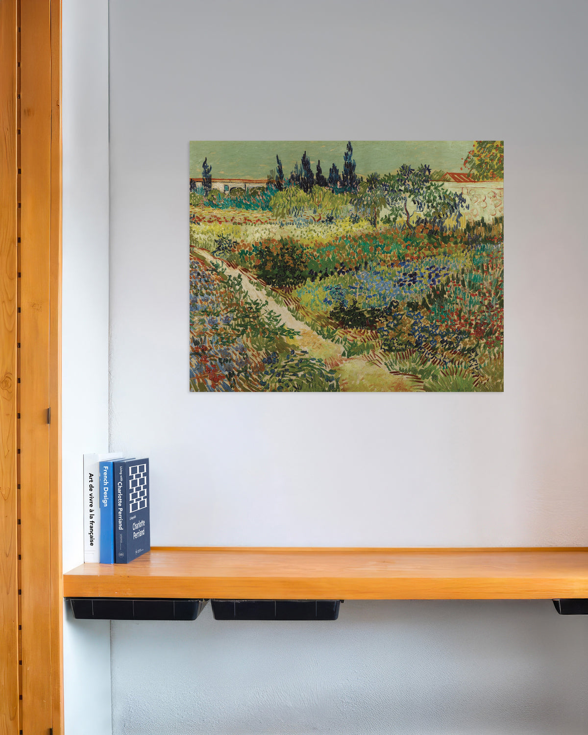 Poster of Garden at Arles (1888) by Vincent van Gogh