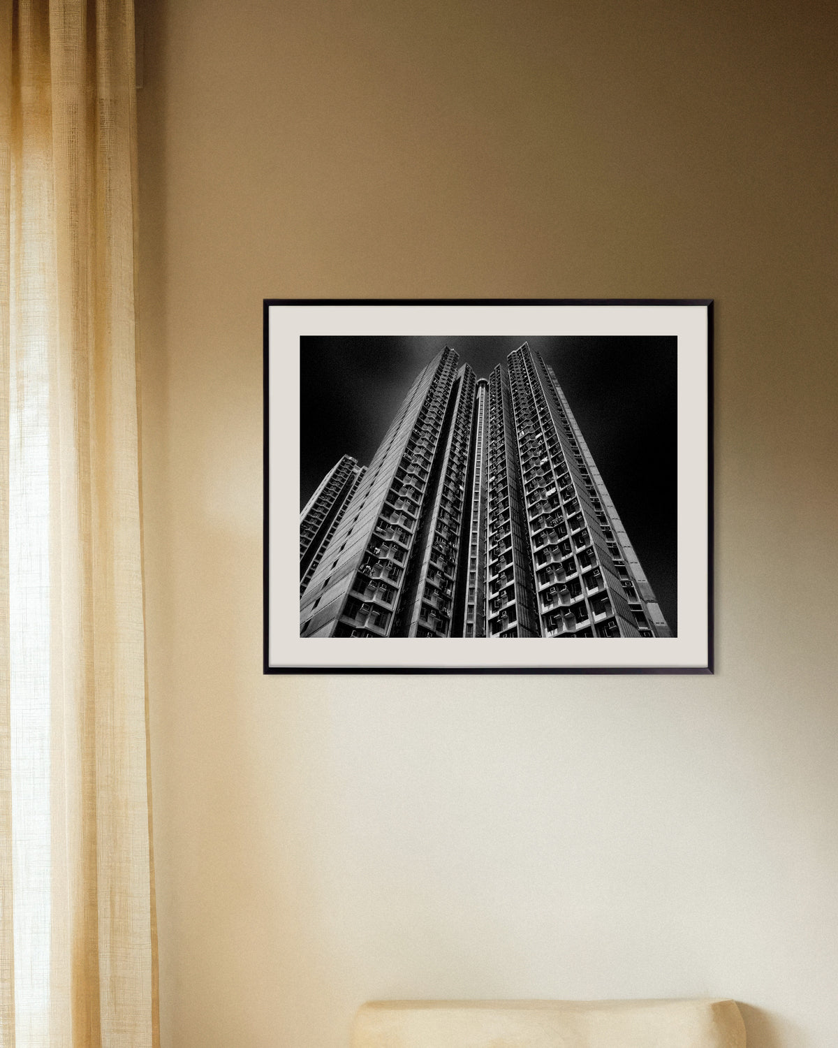 Poster of High-Rise Canyon, with metal frame