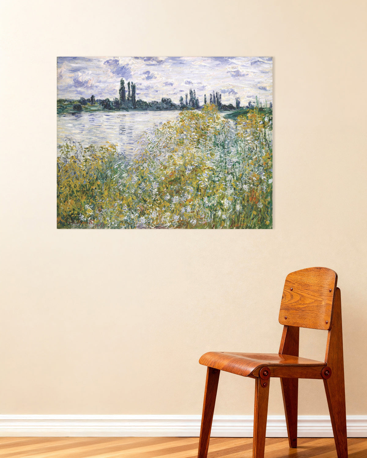 Poster of Île aux Fleurs near Vétheuil (1880) by Claude Monet
