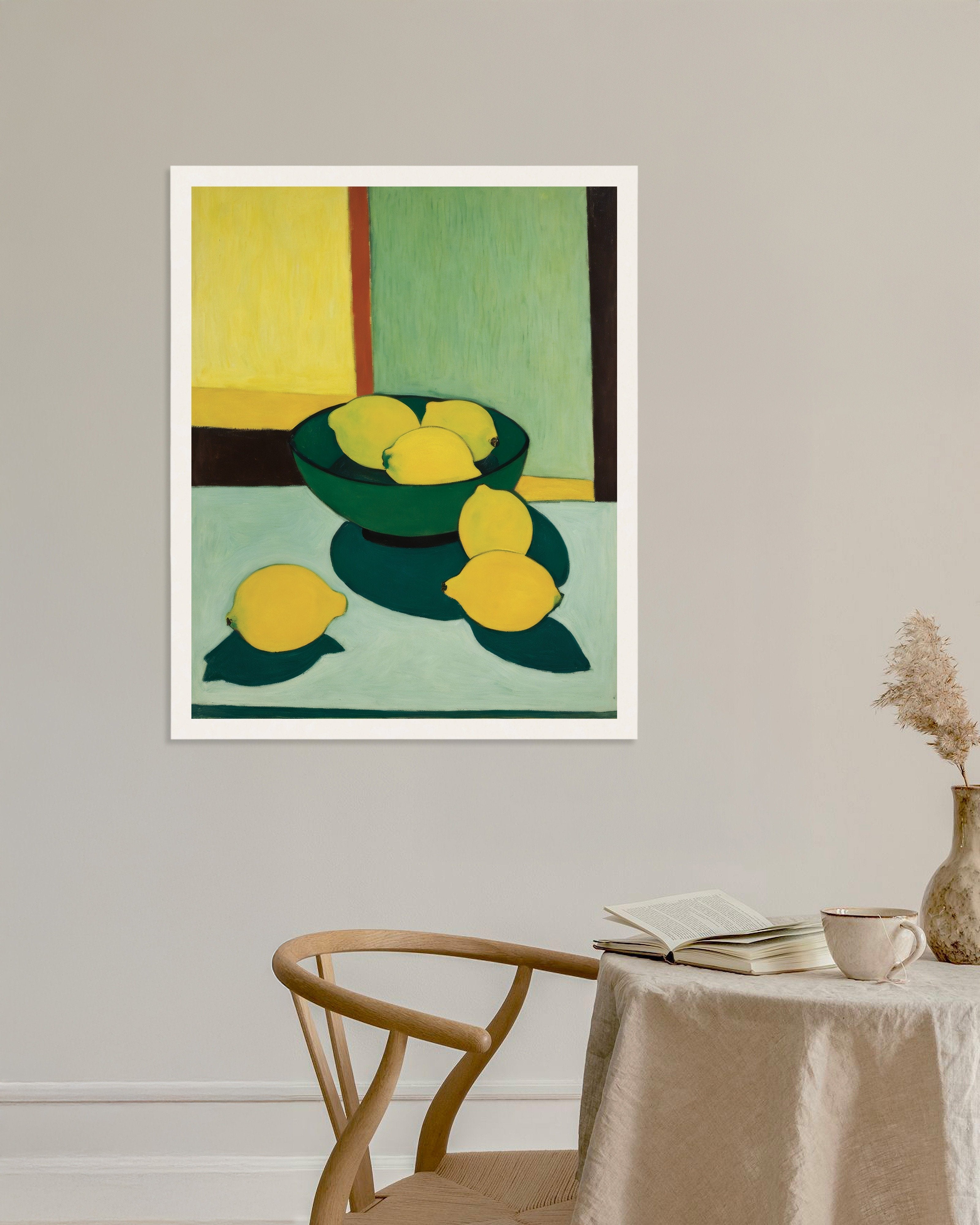 Poster of Intimate figurative, lemons - Poster