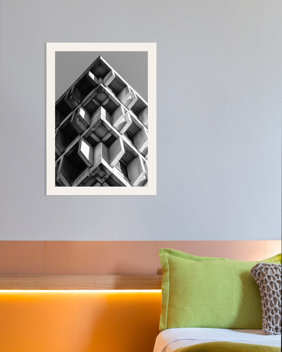 Poster of Inverted Pyramid of Concrete Boxes
