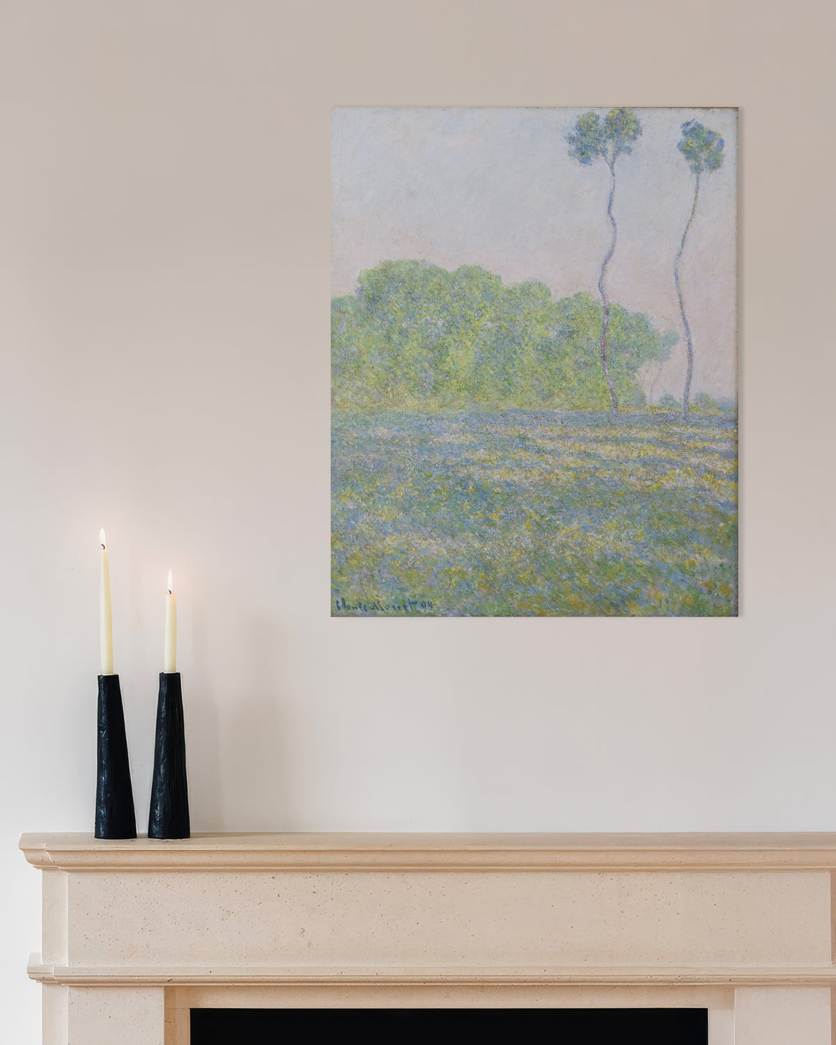 Poster of Meadow at Giverny (1894) by Claude Monet