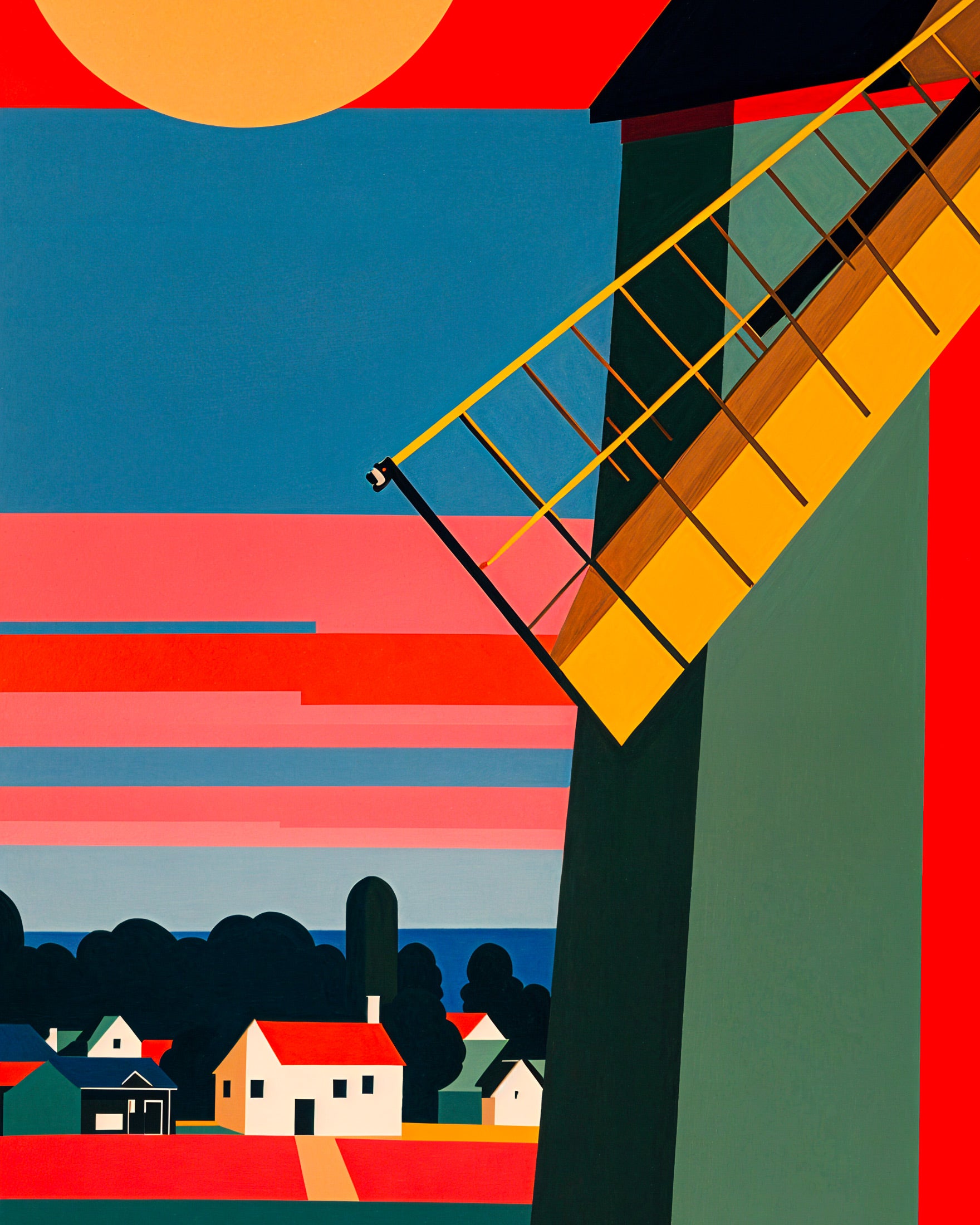 Mill, Netherlands - Poster