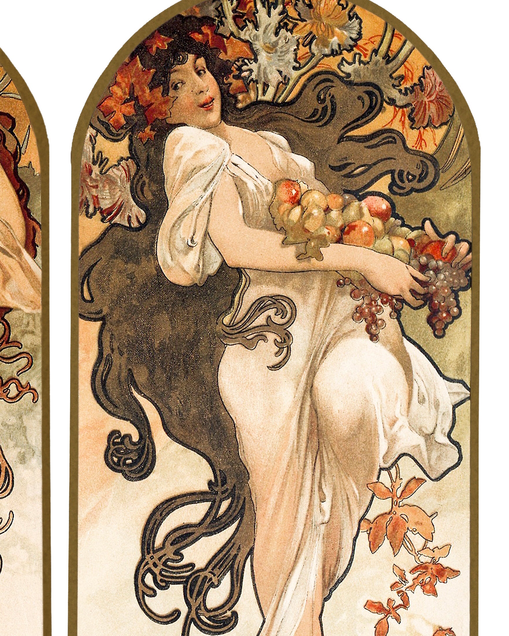 Alfons Mucha – The Seasons (1897) – Art Print