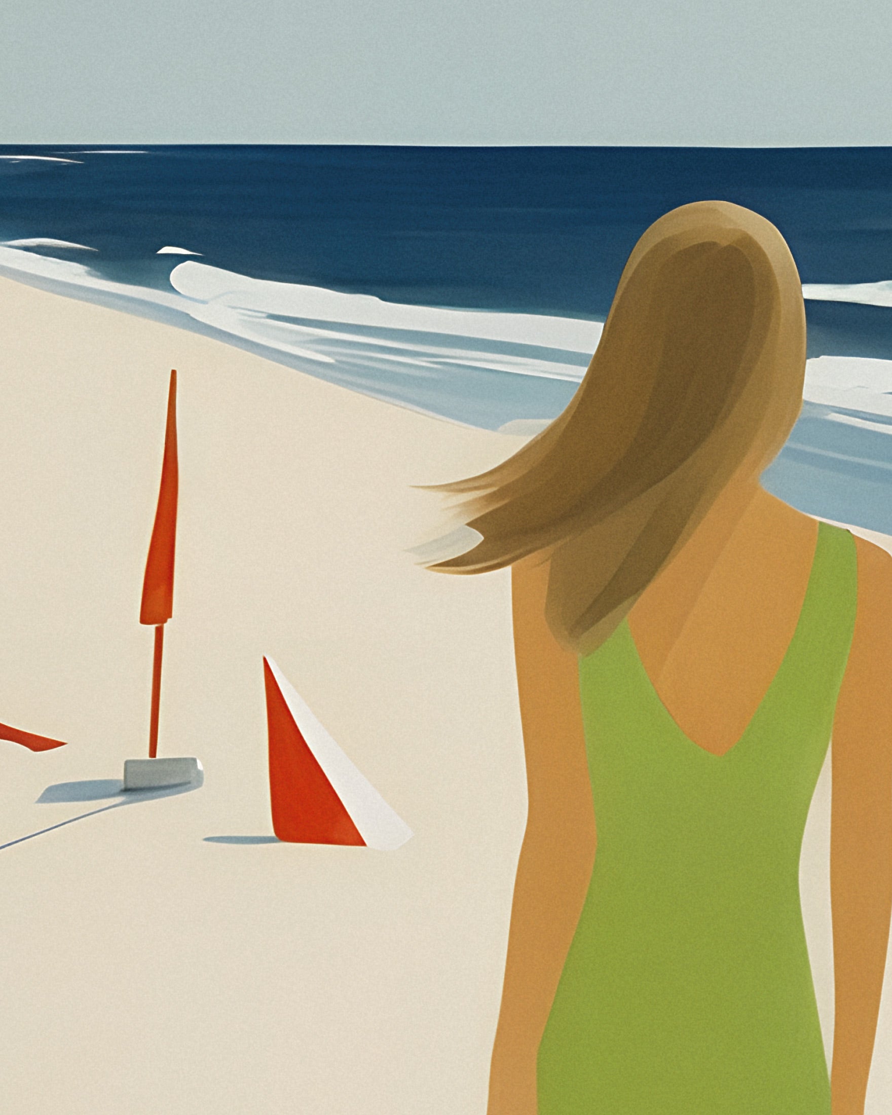 Our Summer Days – Coastal Breeze Art Print