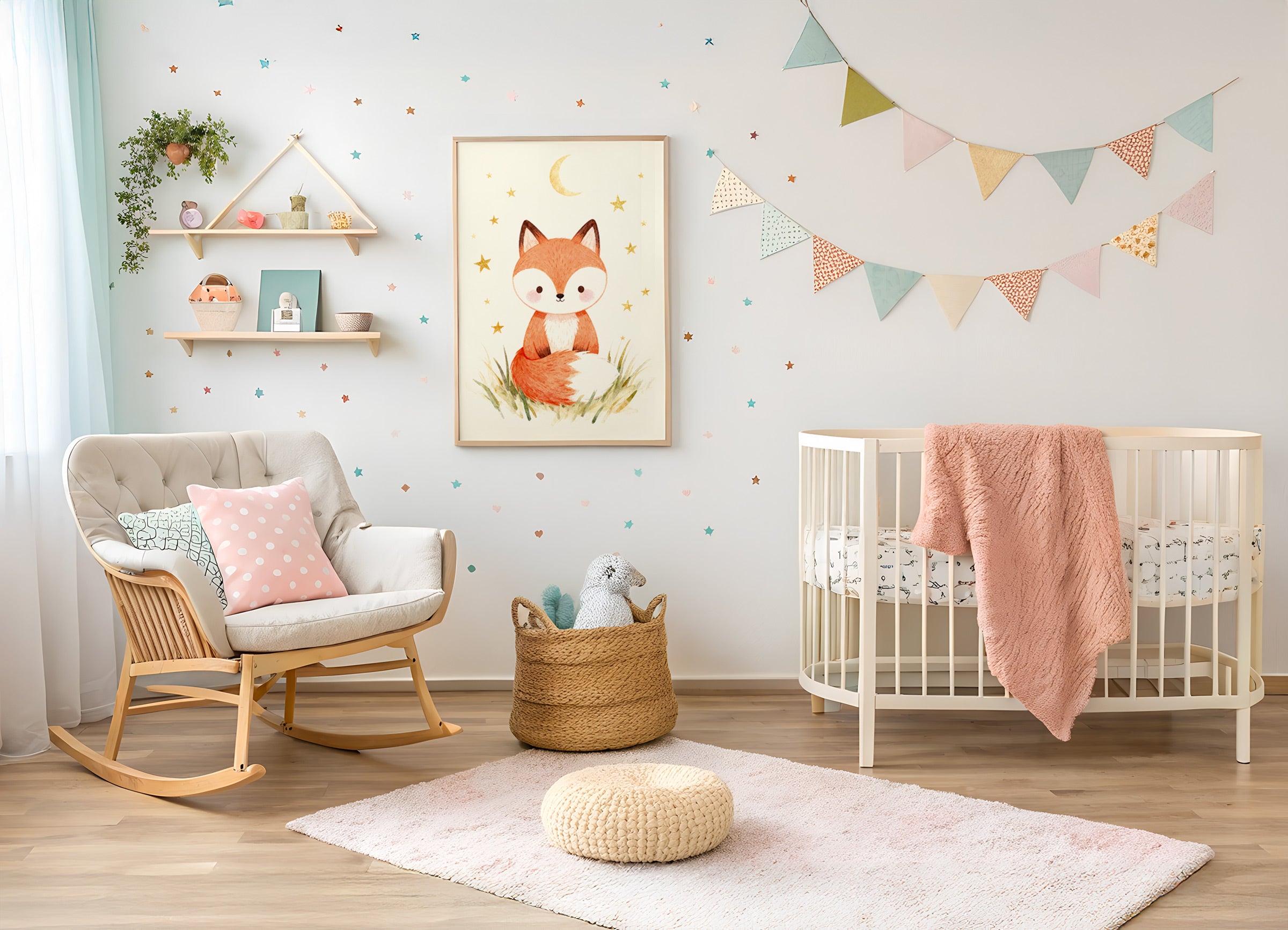 Fox Print – Nursery Wall Décor