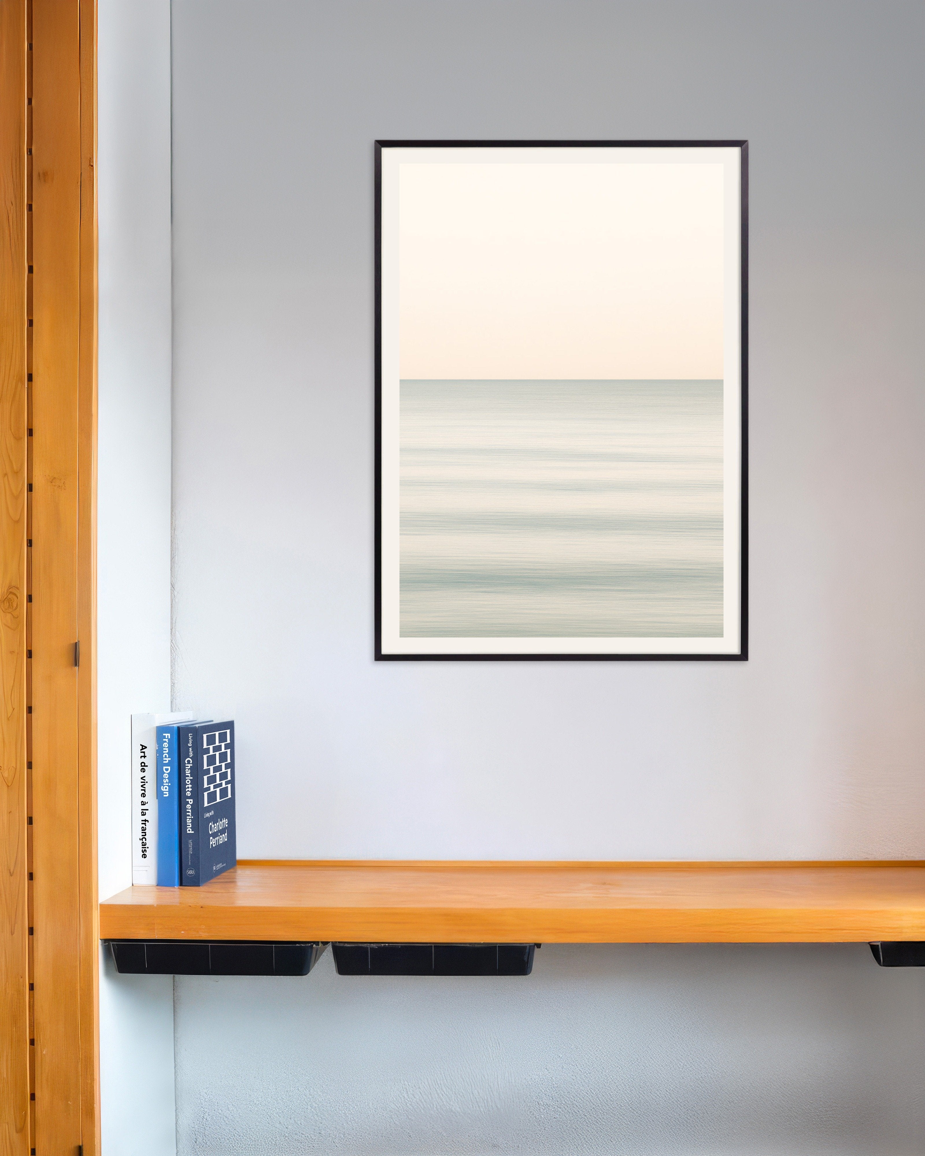 Poster of Ocean clarity art print, with metal frame