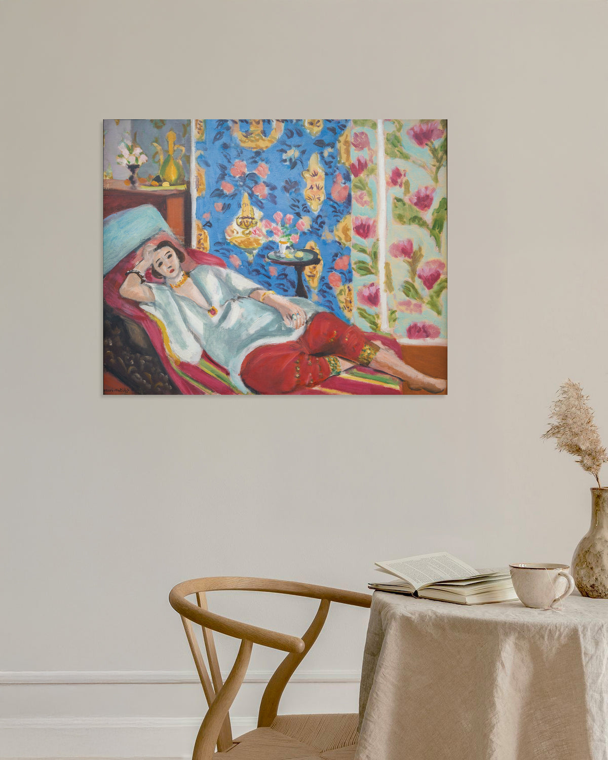 Poster of Odalisque with Red Culottes (1924-1925) by Henri Matisse