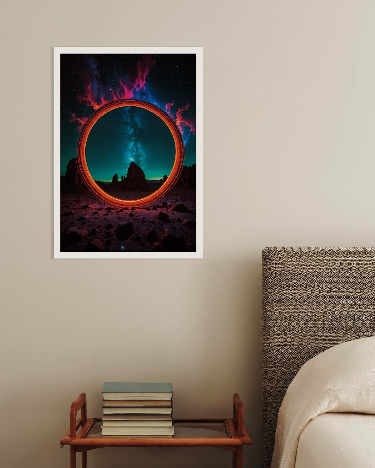 Poster of Photolab luminescent neon, circle of time - Poster