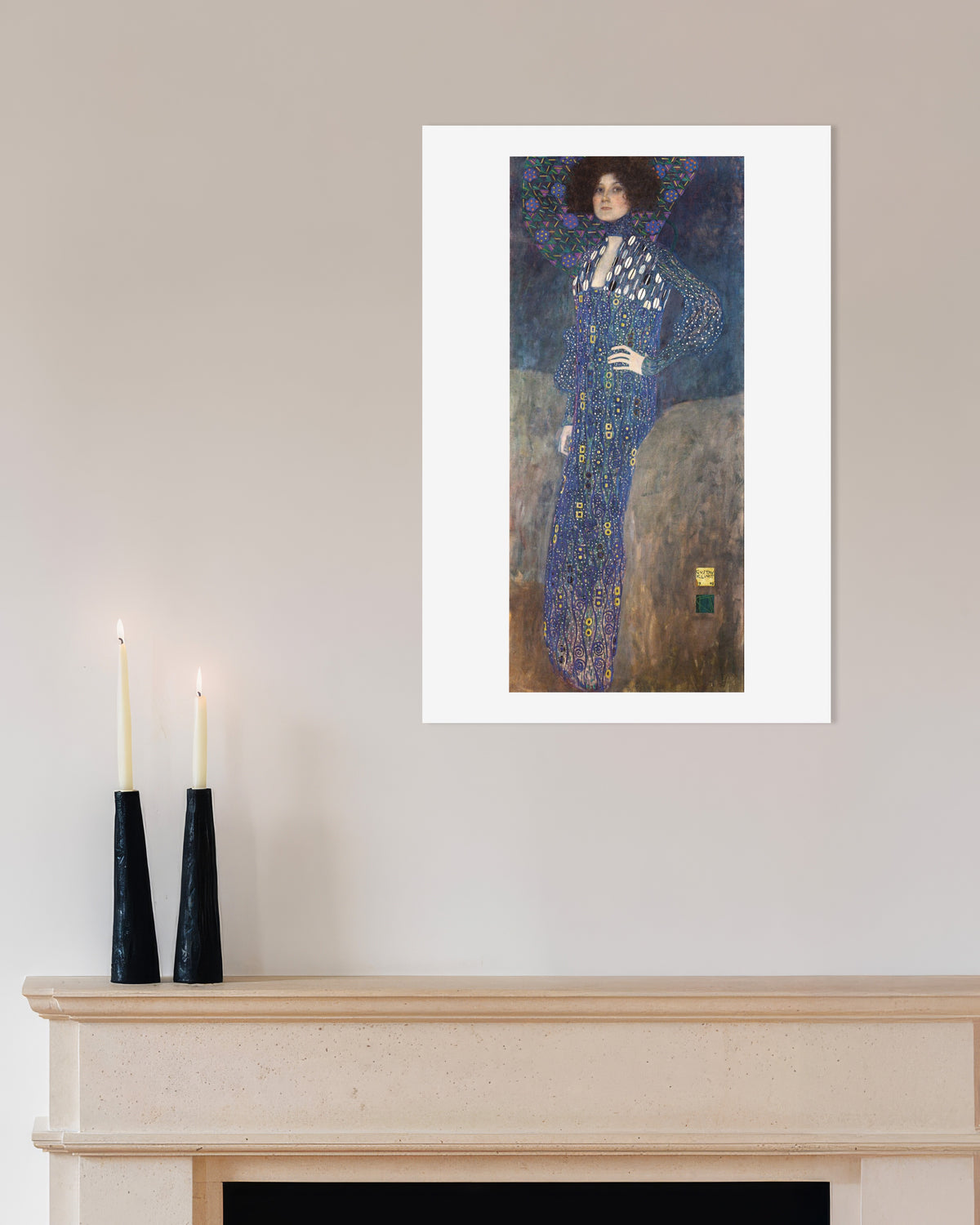 Poster of Portrait of Emilie Flöge (1902) by Gustav Klimt
