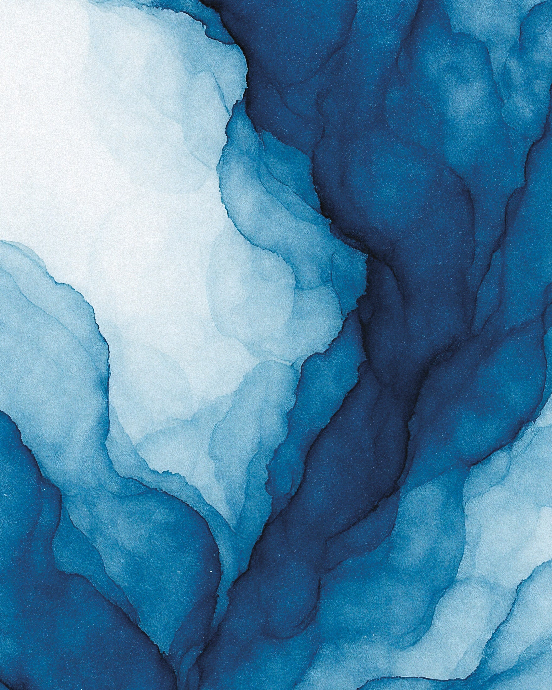 Ramifications abstract watercolour print