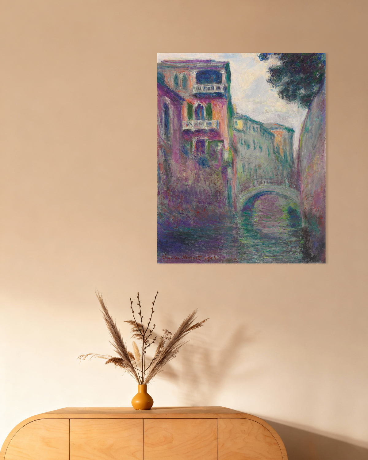 Poster of Rio della Salute (1908) by Claude Monet
