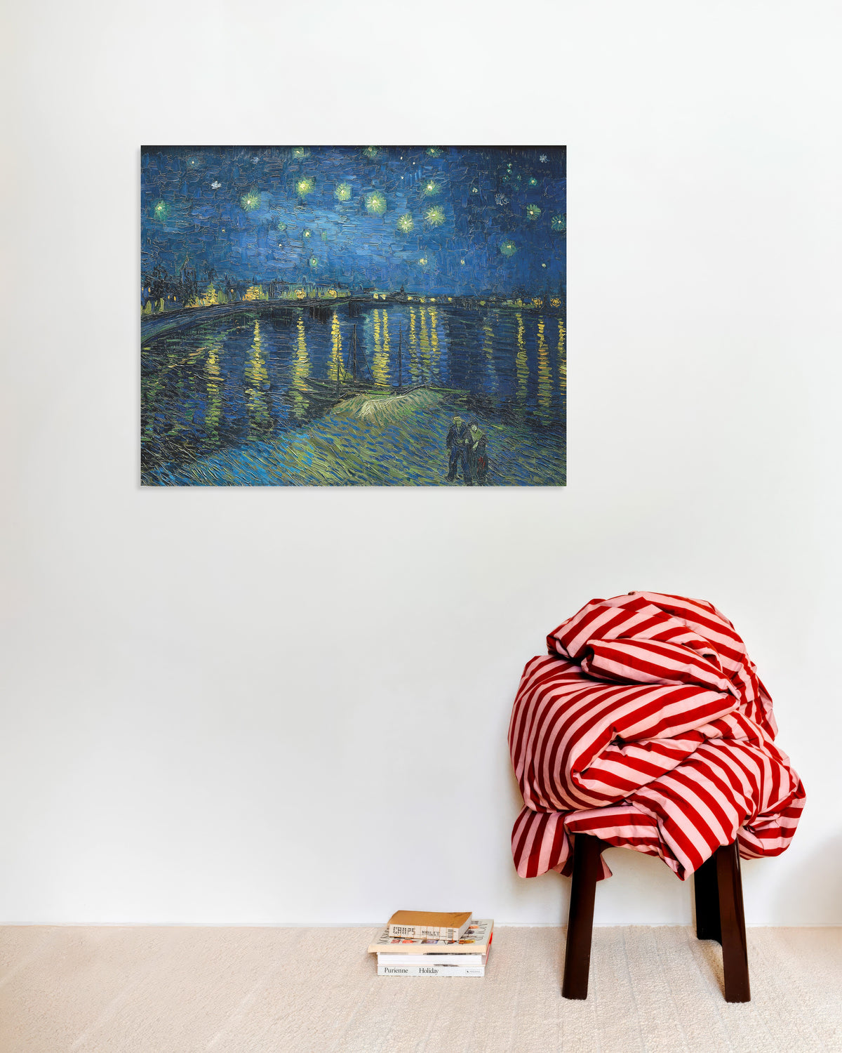 Poster of Starry Night Over the Rhône (1888) by Vincent van Gogh