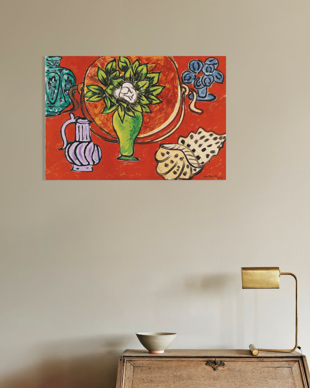 Poster of Still Life with Magnolia (1941) by Henri Matisse