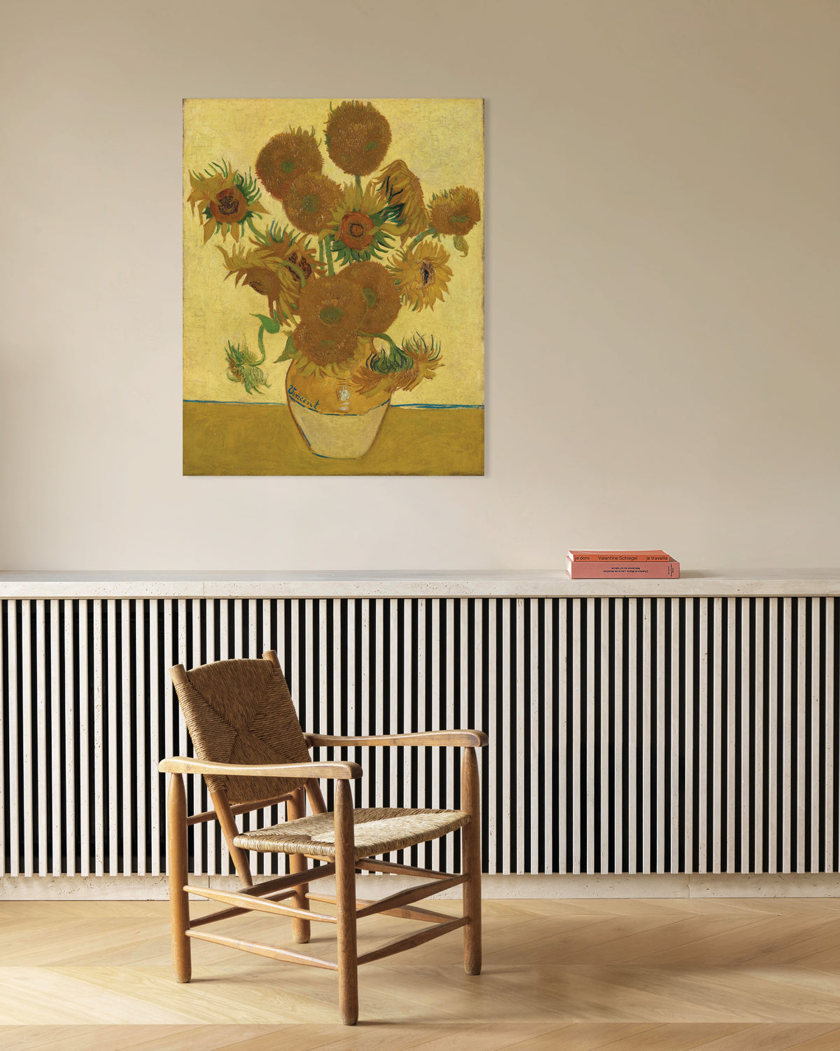 Poster of Sunflowers (1888) by Vincent van Gogh