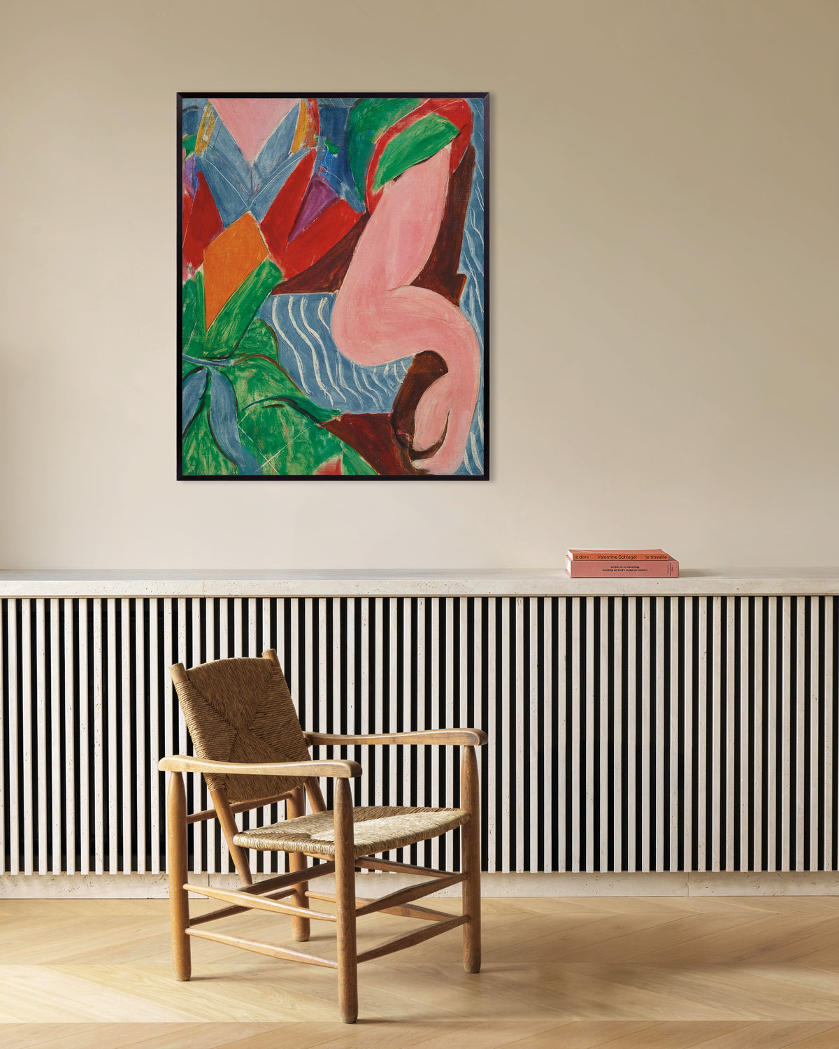 Poster of The Arm (1938) by Henri Matisse, with metal frame